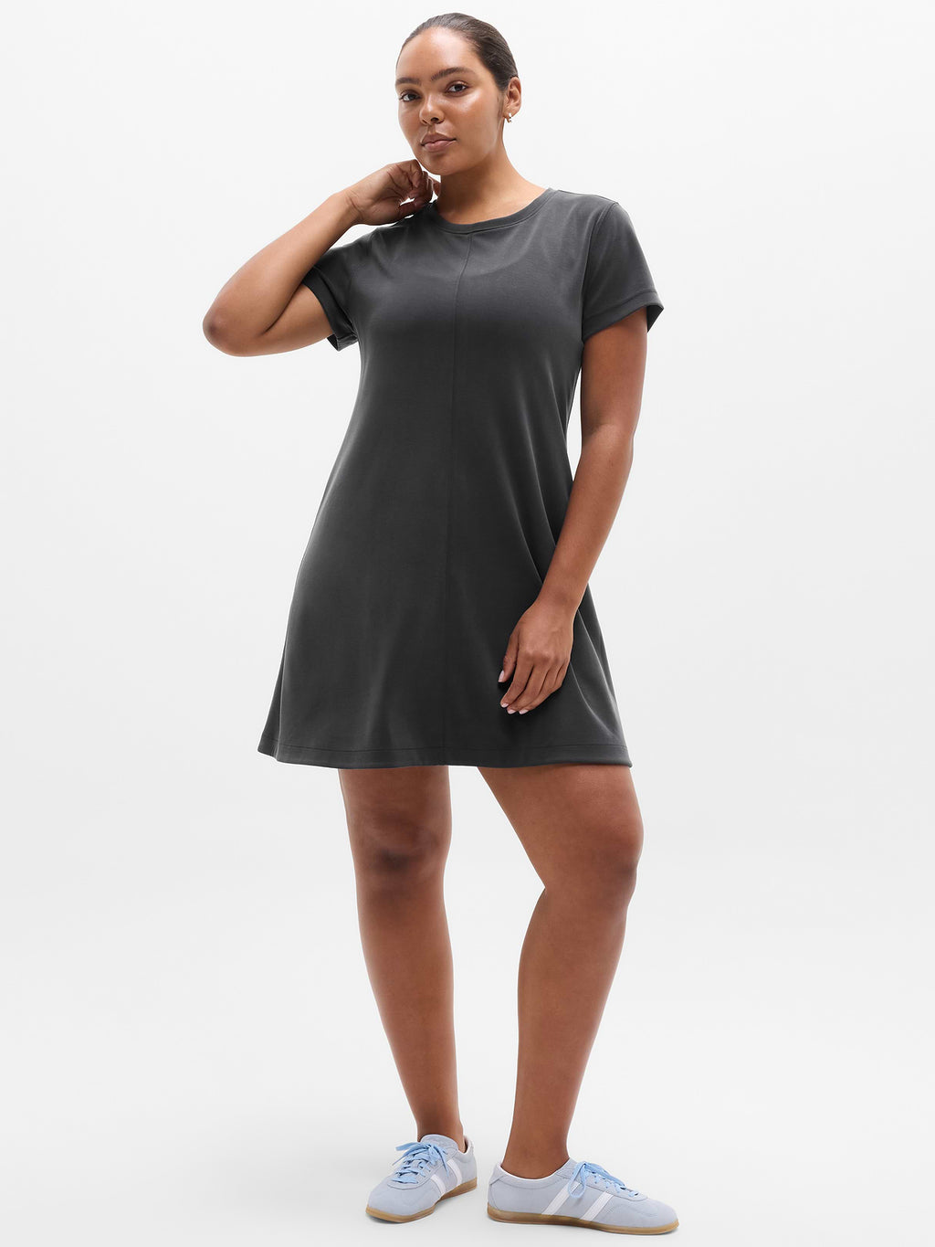 Seasoft Tee Dress - Black