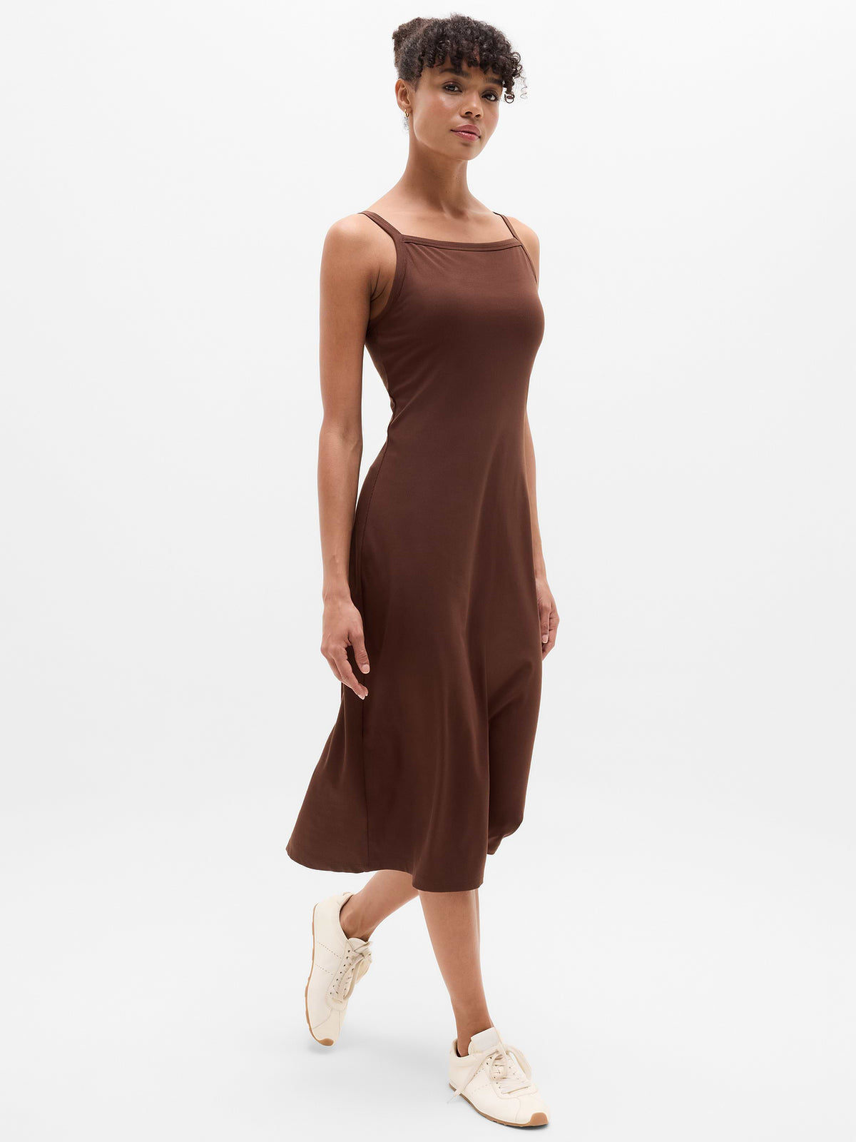 Signature Rib Apron Dress - Woodland