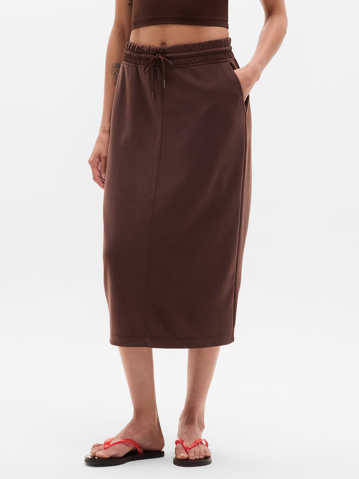 Seasoft Midi Skirt - Woodland
