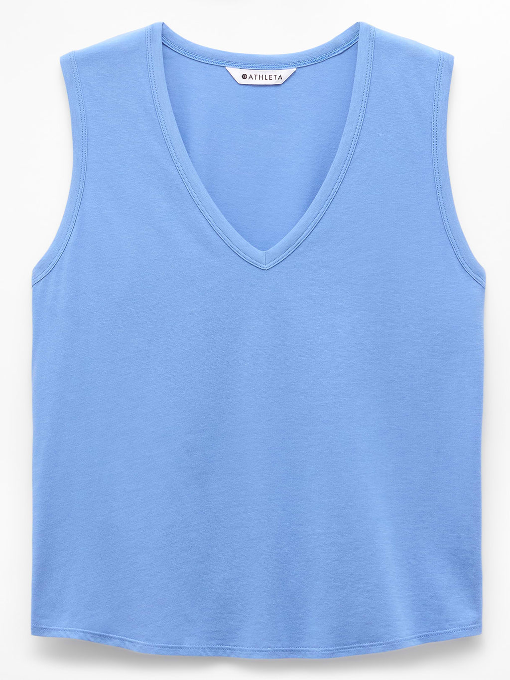 Foundation V-Neck Tank - Waterfall