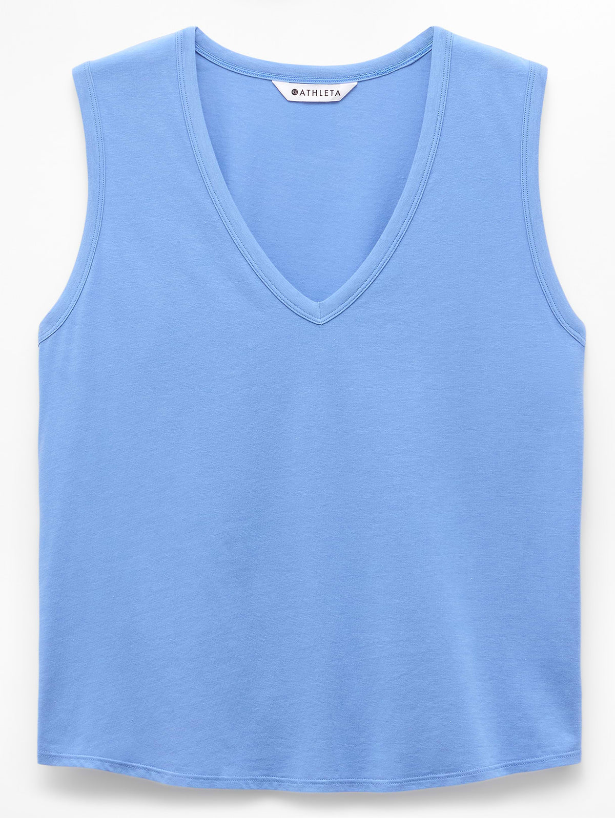 Foundation V-Neck Tank - Waterfall