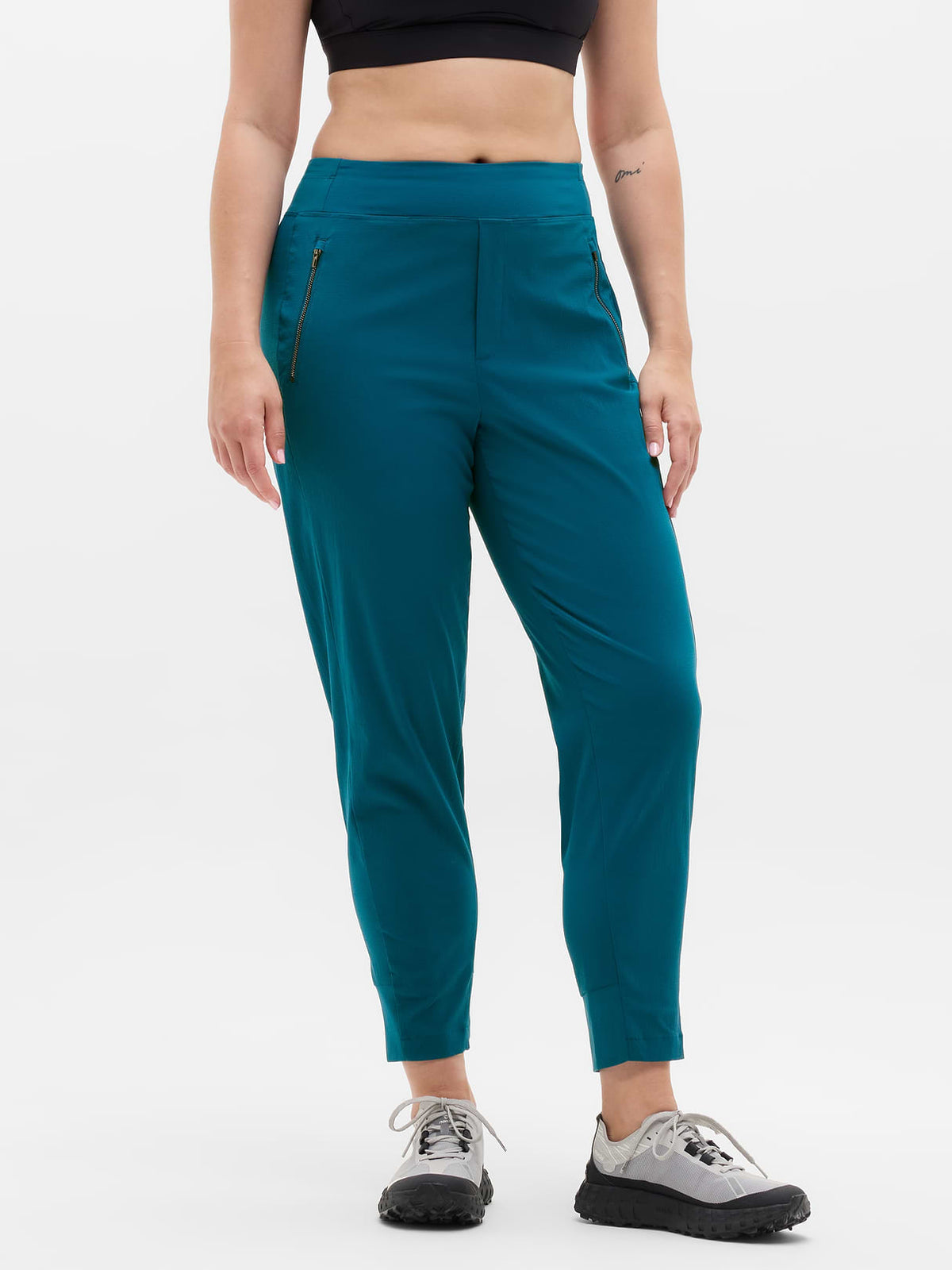 Trekkie North High Rise Jogger - Coastal Teal