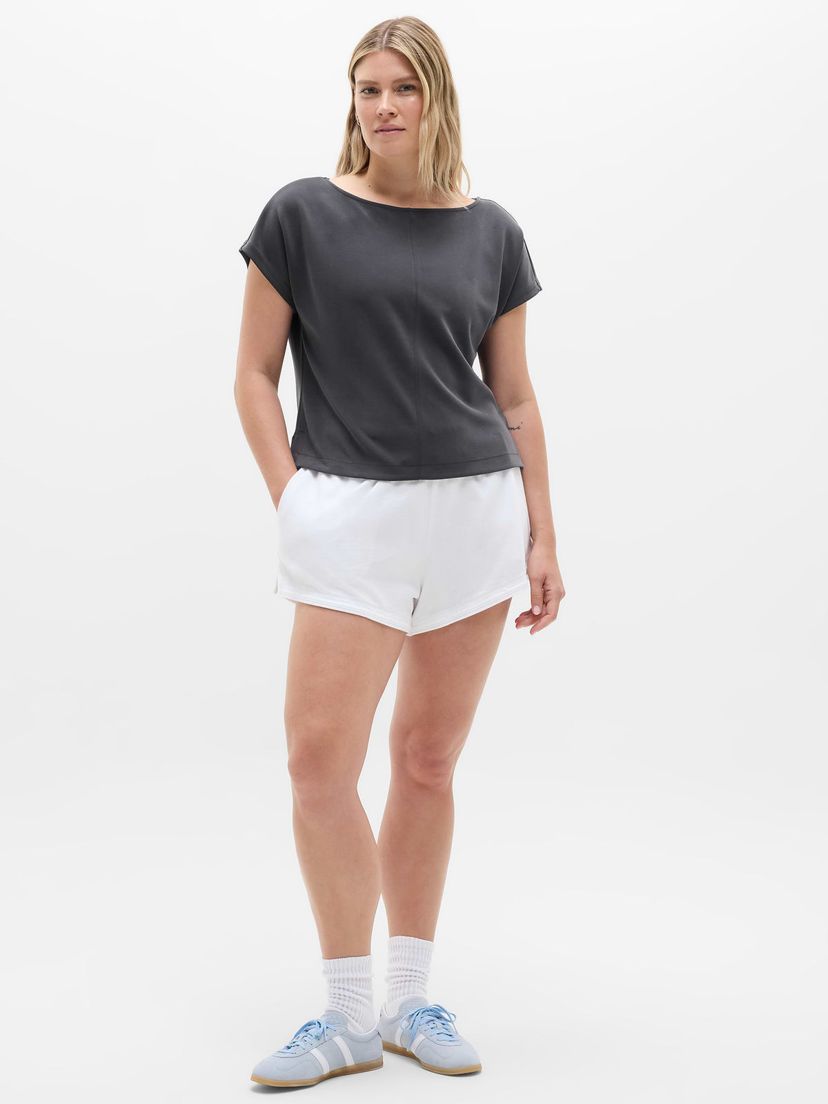 Seasoft Boat Neck Tee - Black