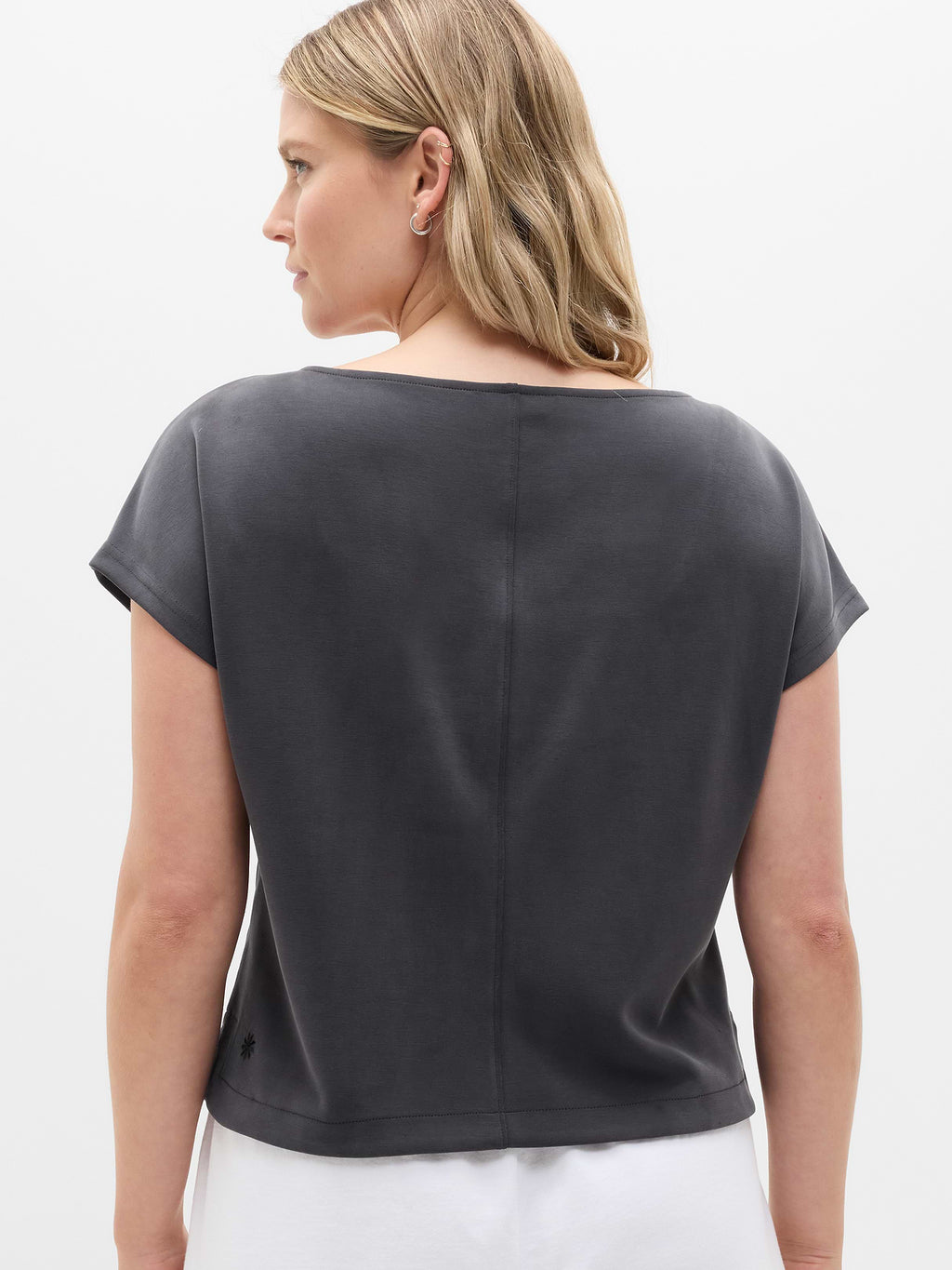Seasoft Boat Neck Tee - Black