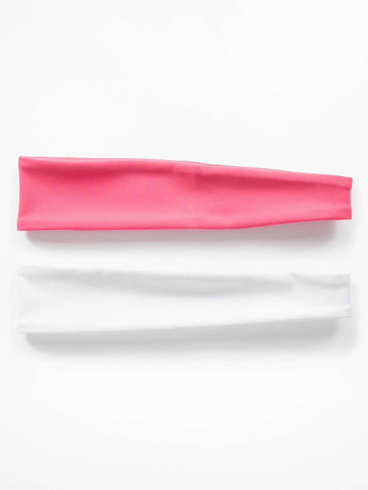 Interval Headband 2-Pack - Cerise/White