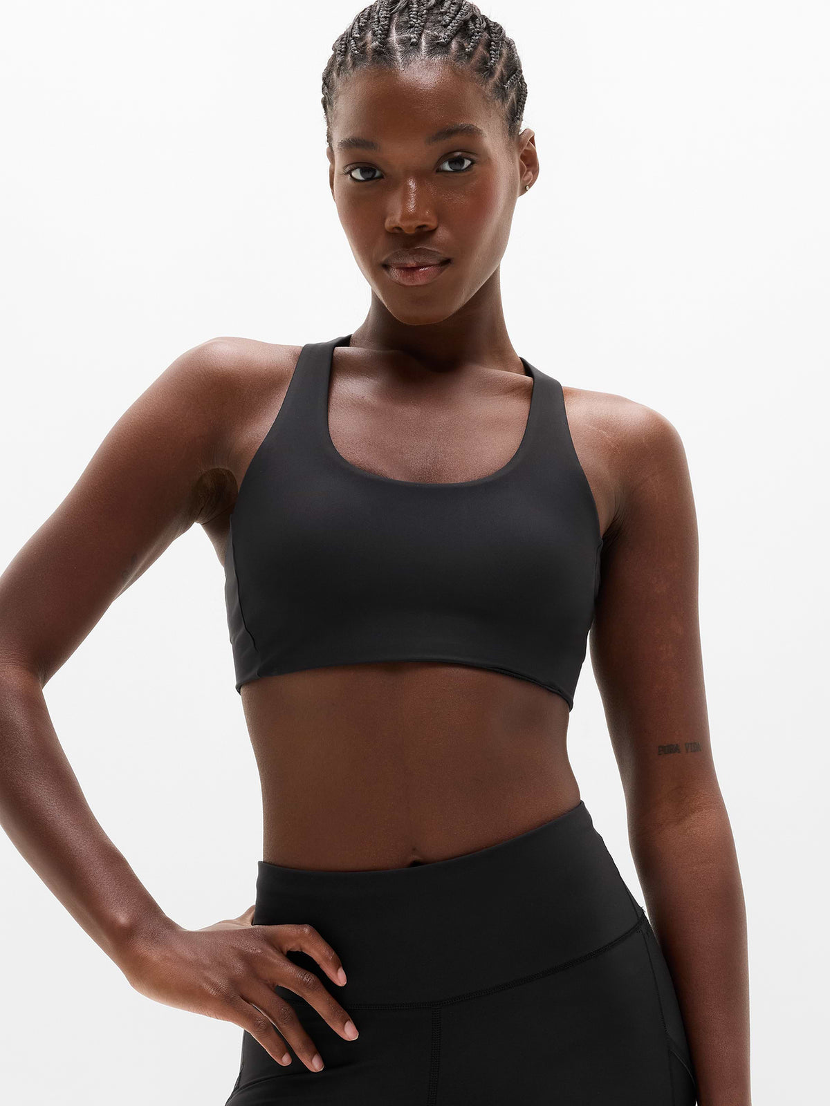 Circuit Train Sports Bra A-C - Black
