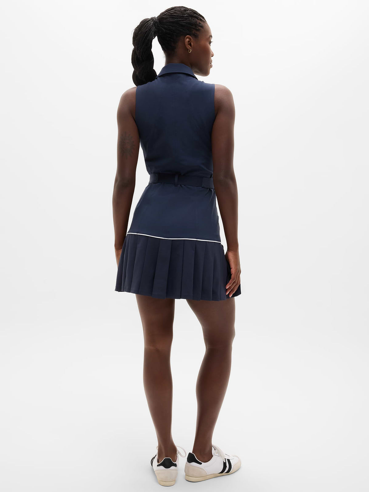 Tee Time Dress - Eclipse/White