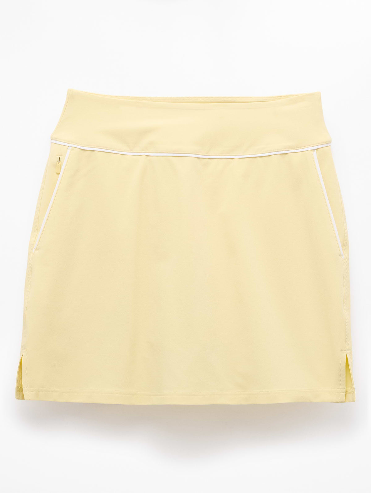 Tee Time High Rise 17" Skort - Solstice/White
