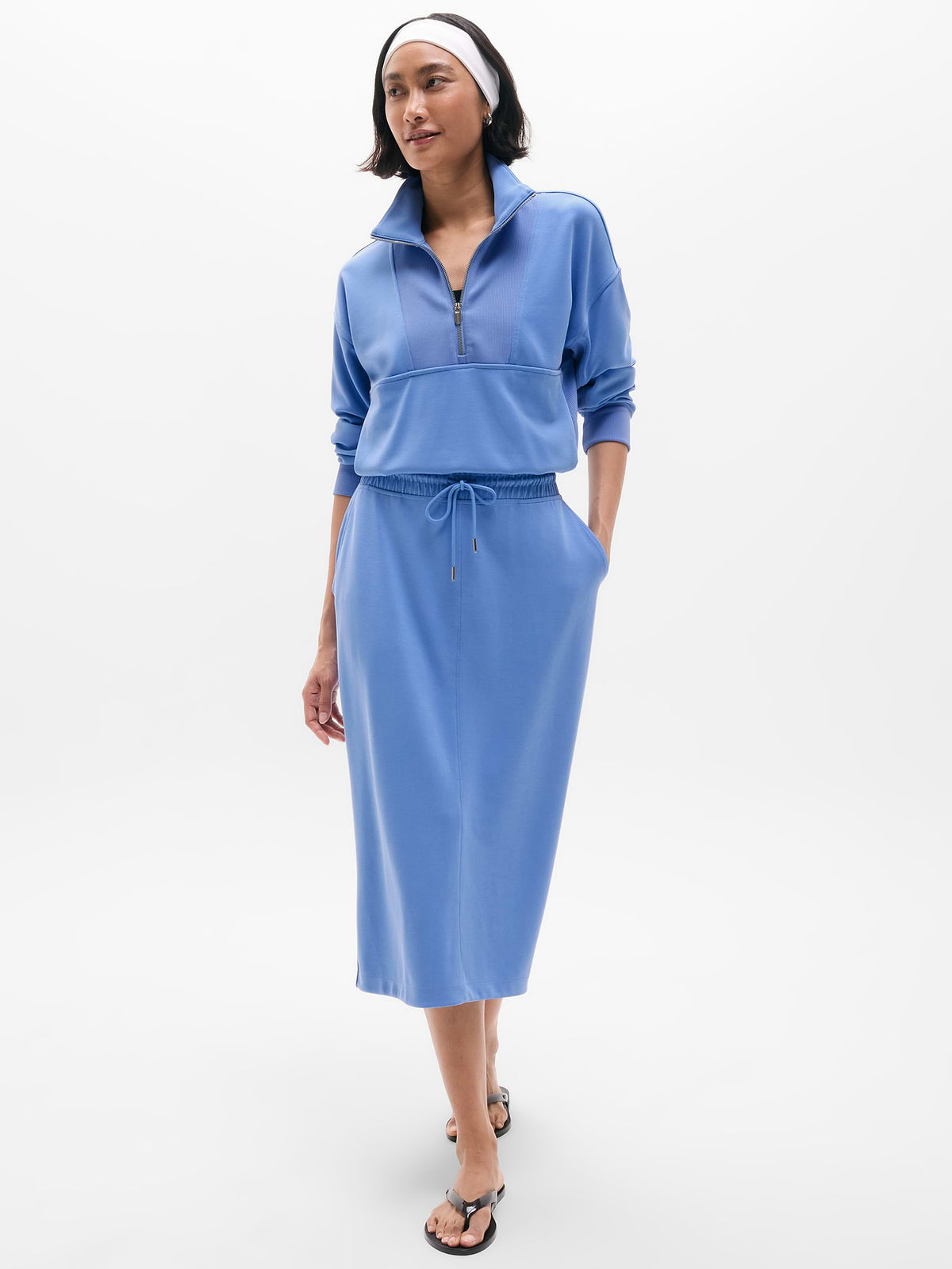 Seasoft Midi Skirt - Waterfall
