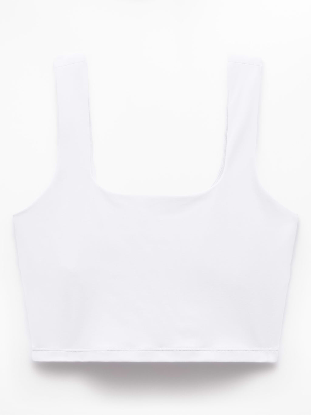 Transcend Square Neck Crop Sports Bra D-DD - Dove