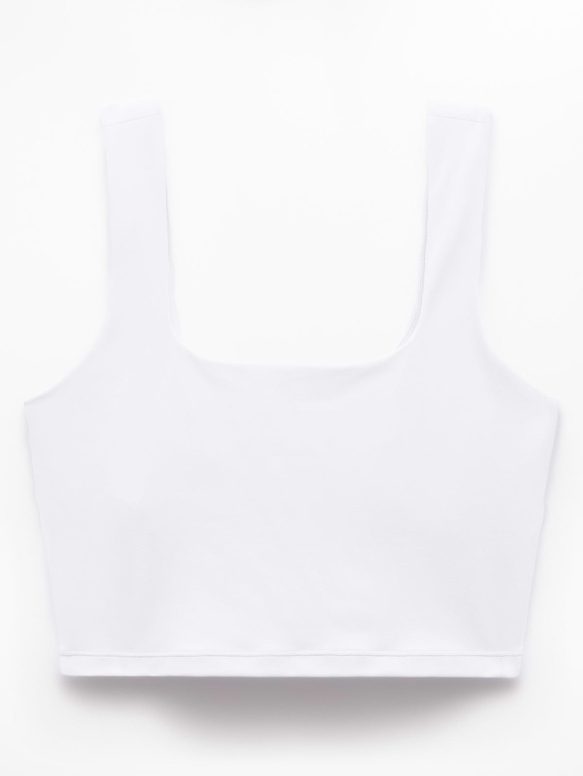 Transcend Square Neck Crop Sports Bra D-DD - Dove