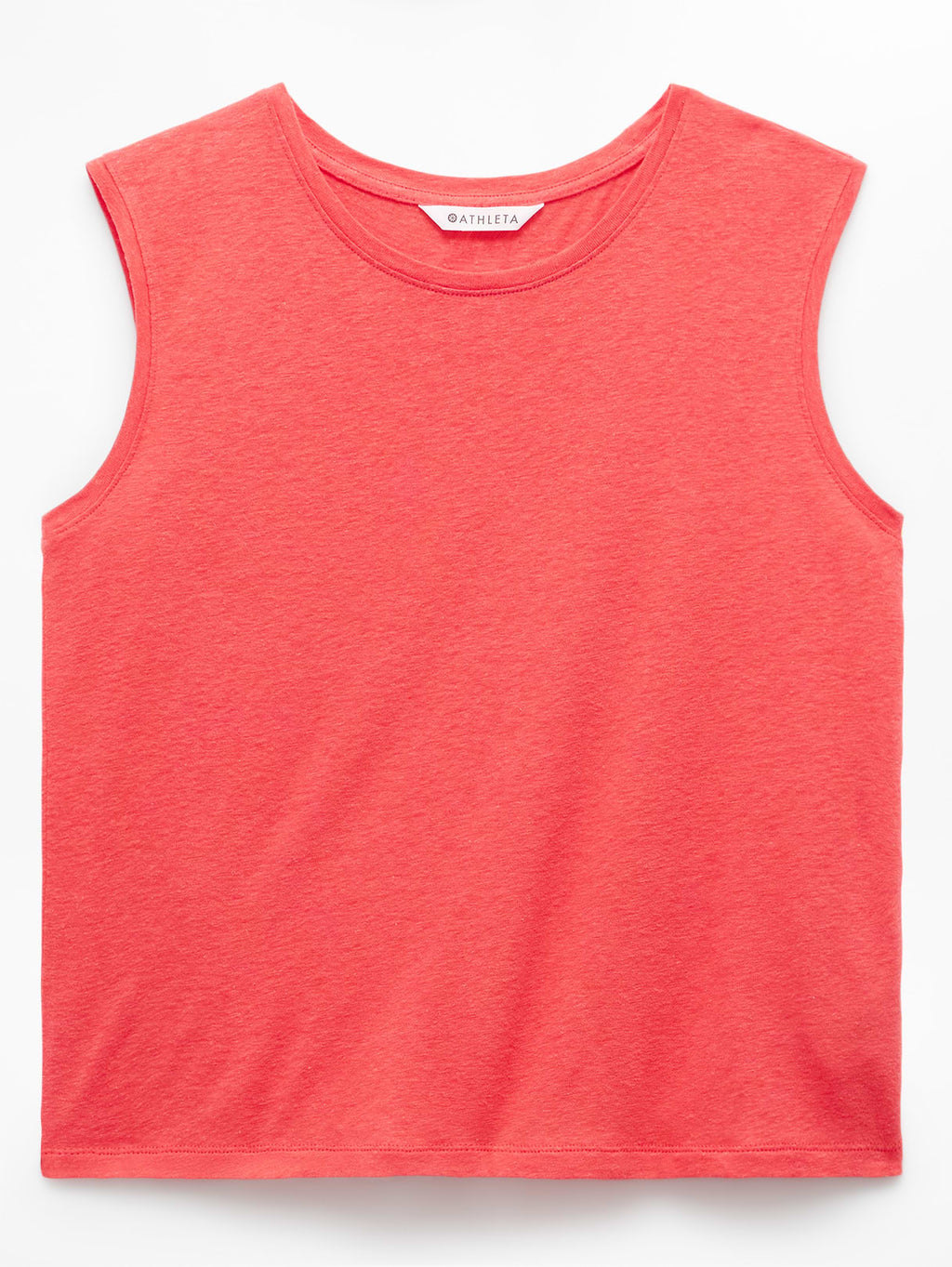 Getaway Linen Blend Muscle Tank - Siren
