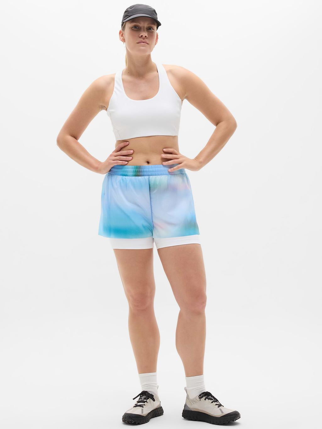 Circuit Train Sports Bra A-C - Bright White