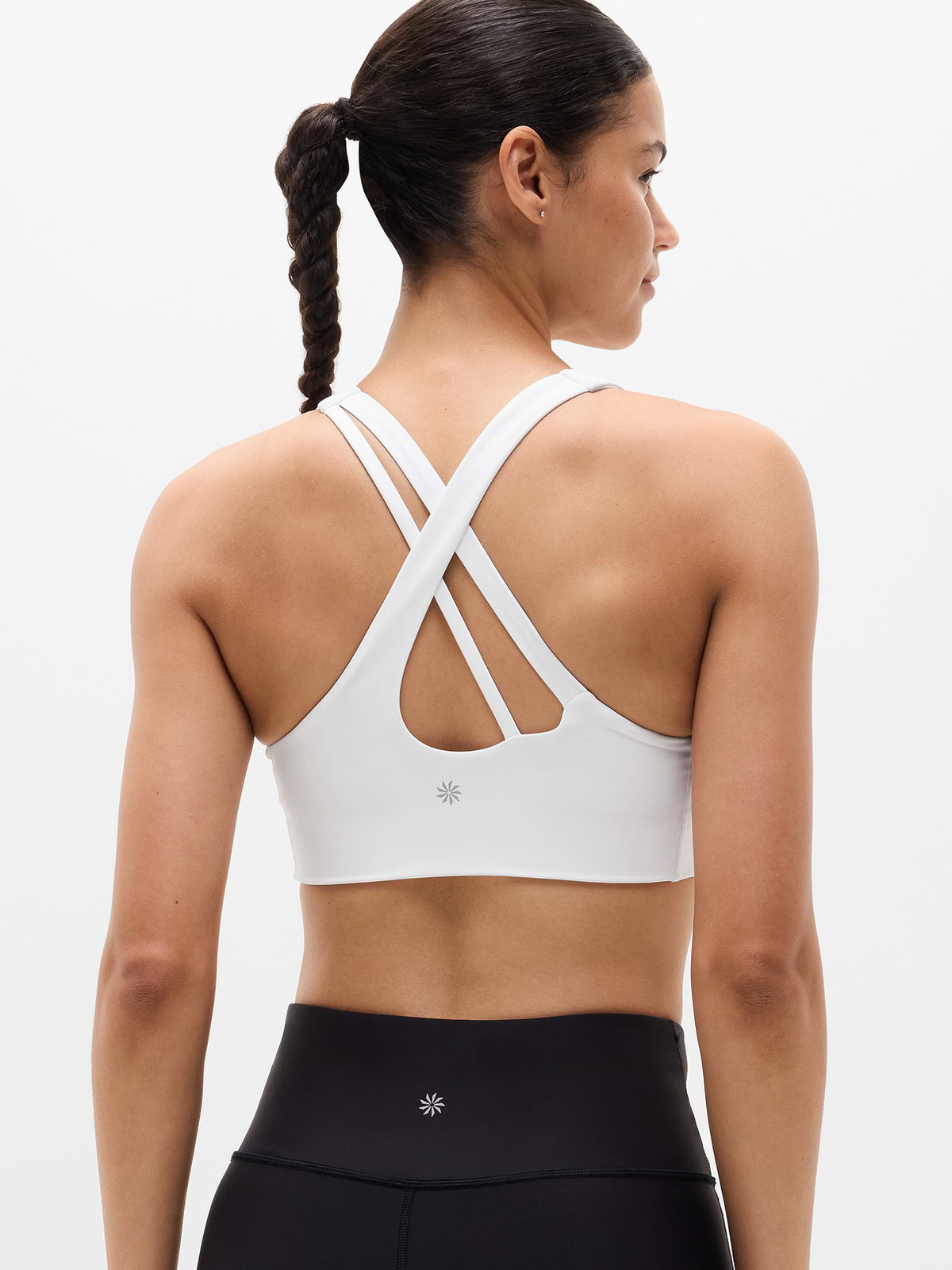 Circuit Train Sports Bra A-C - BRIGHT WHITE