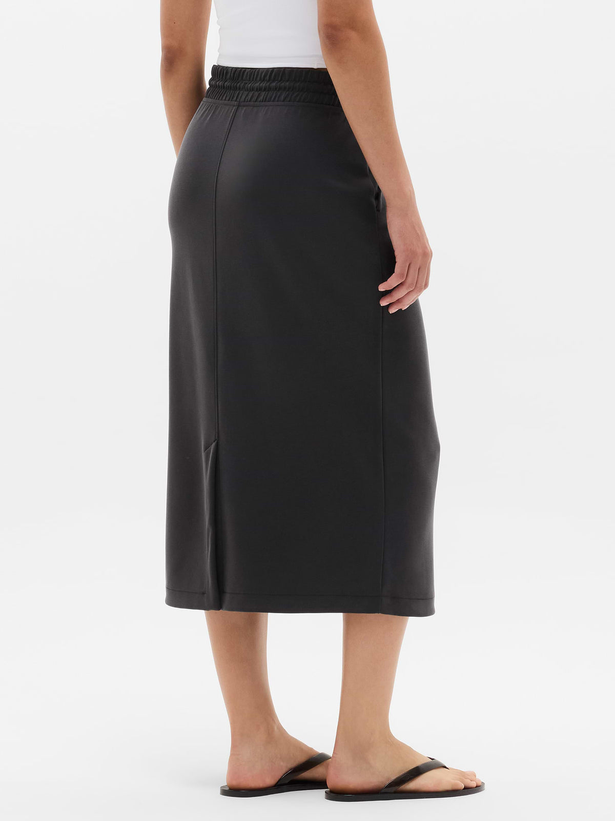 Seasoft Midi Skirt - Black