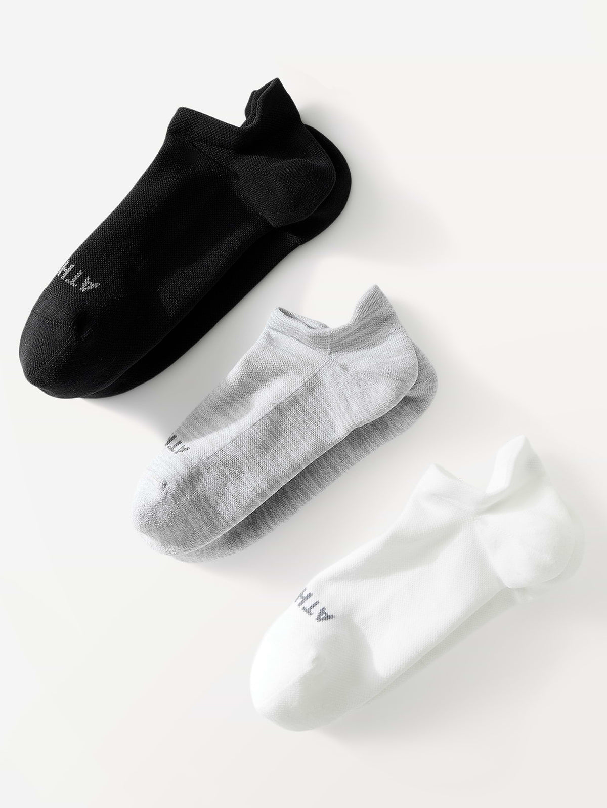 Athleta High Performance Ankle Sock 3-Pack - Neutral Multi