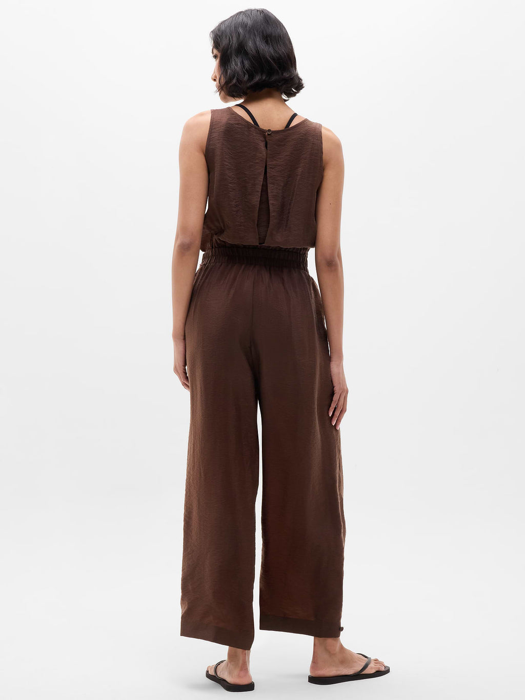 Reverie Sheer Jumpsuit - Woodland