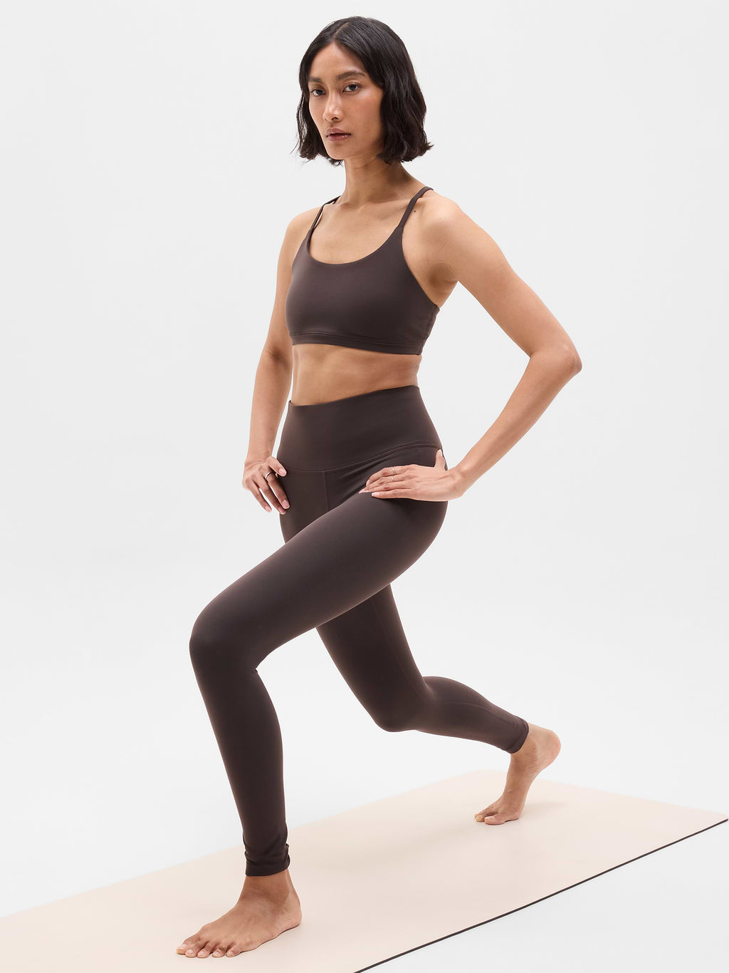 Transcend Scoop Sports Bra A-C - Truffle