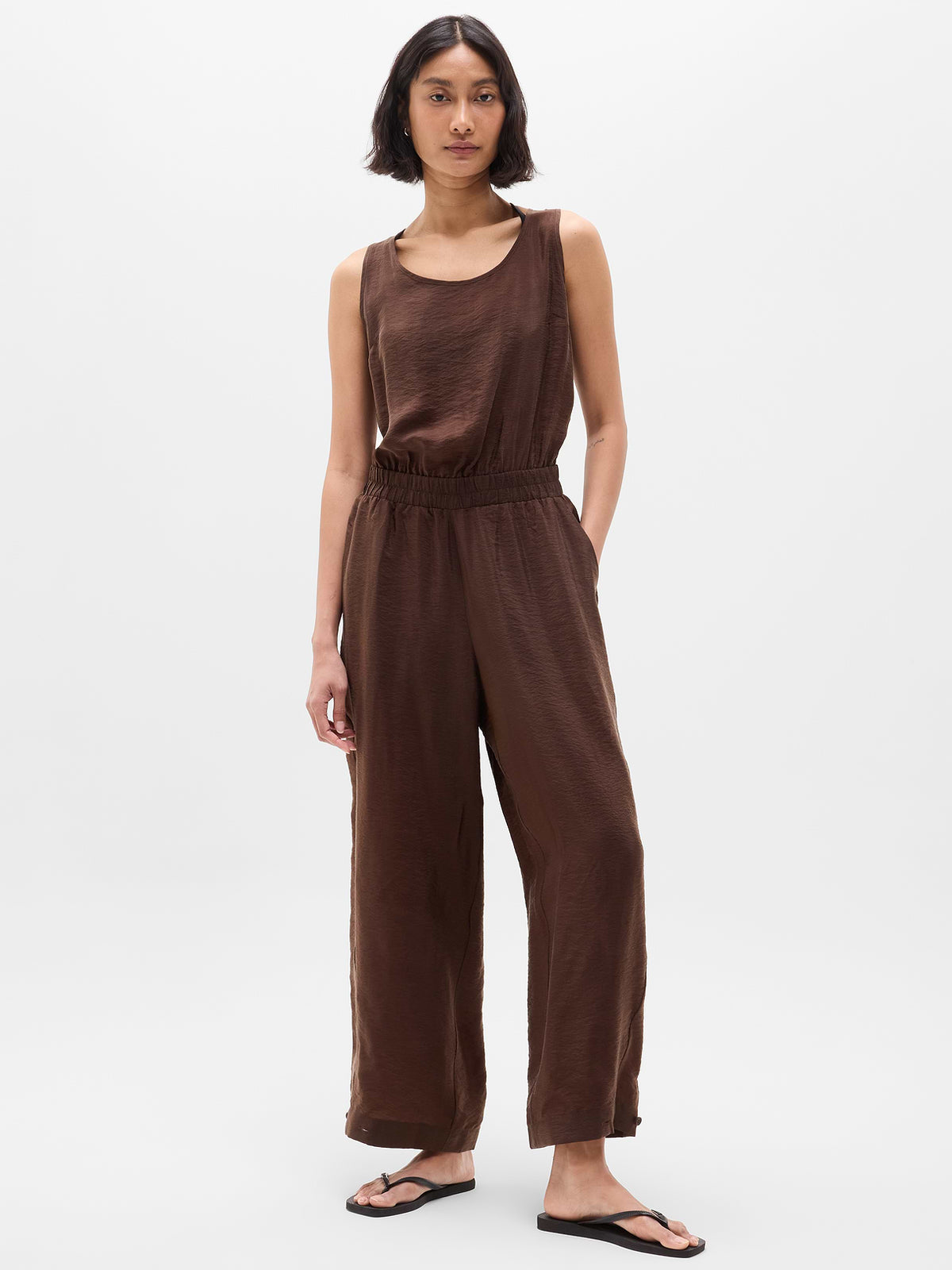 Reverie Sheer Jumpsuit - Woodland