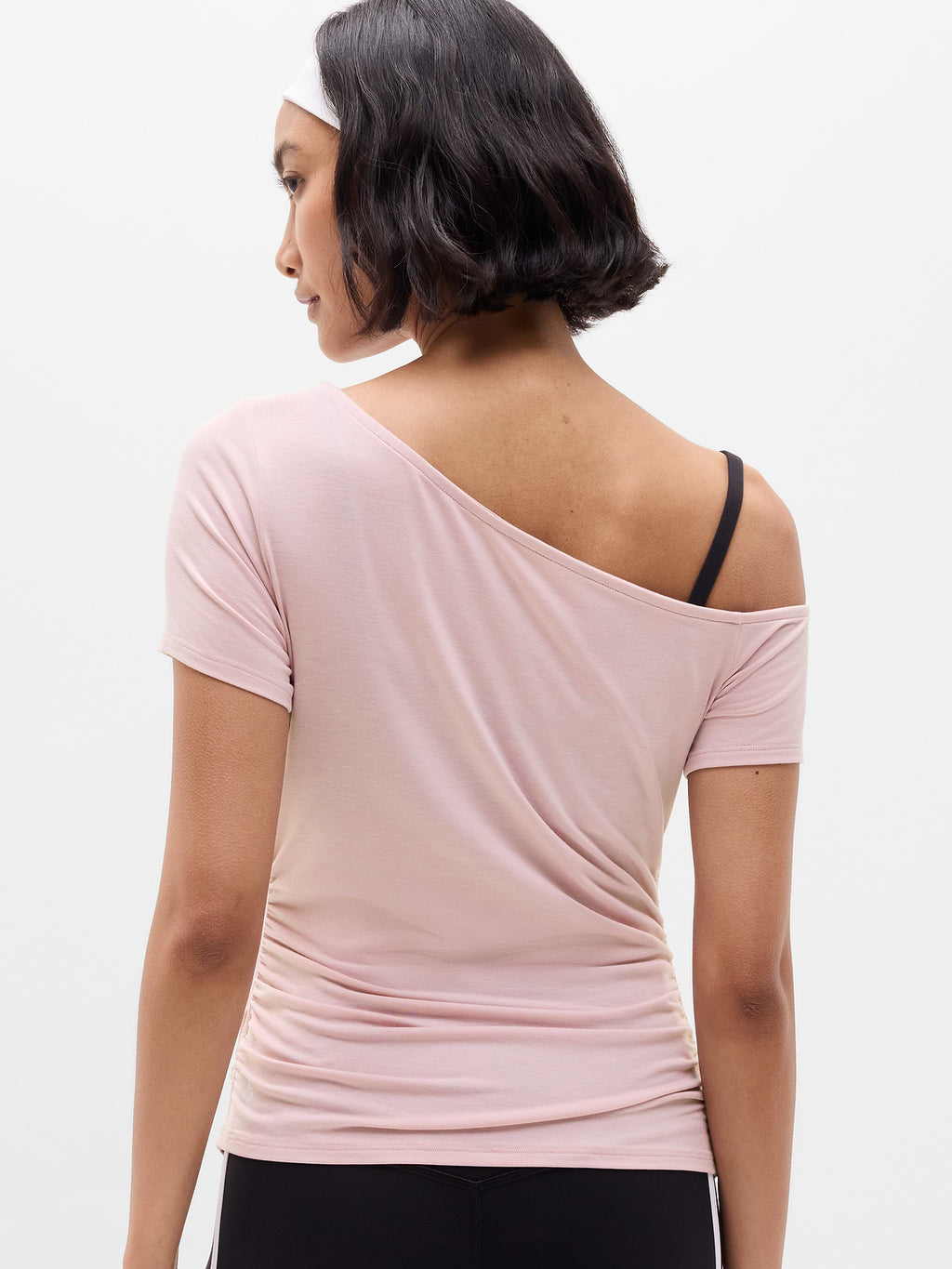 Move With Ease One Shoulder Tee - Halo