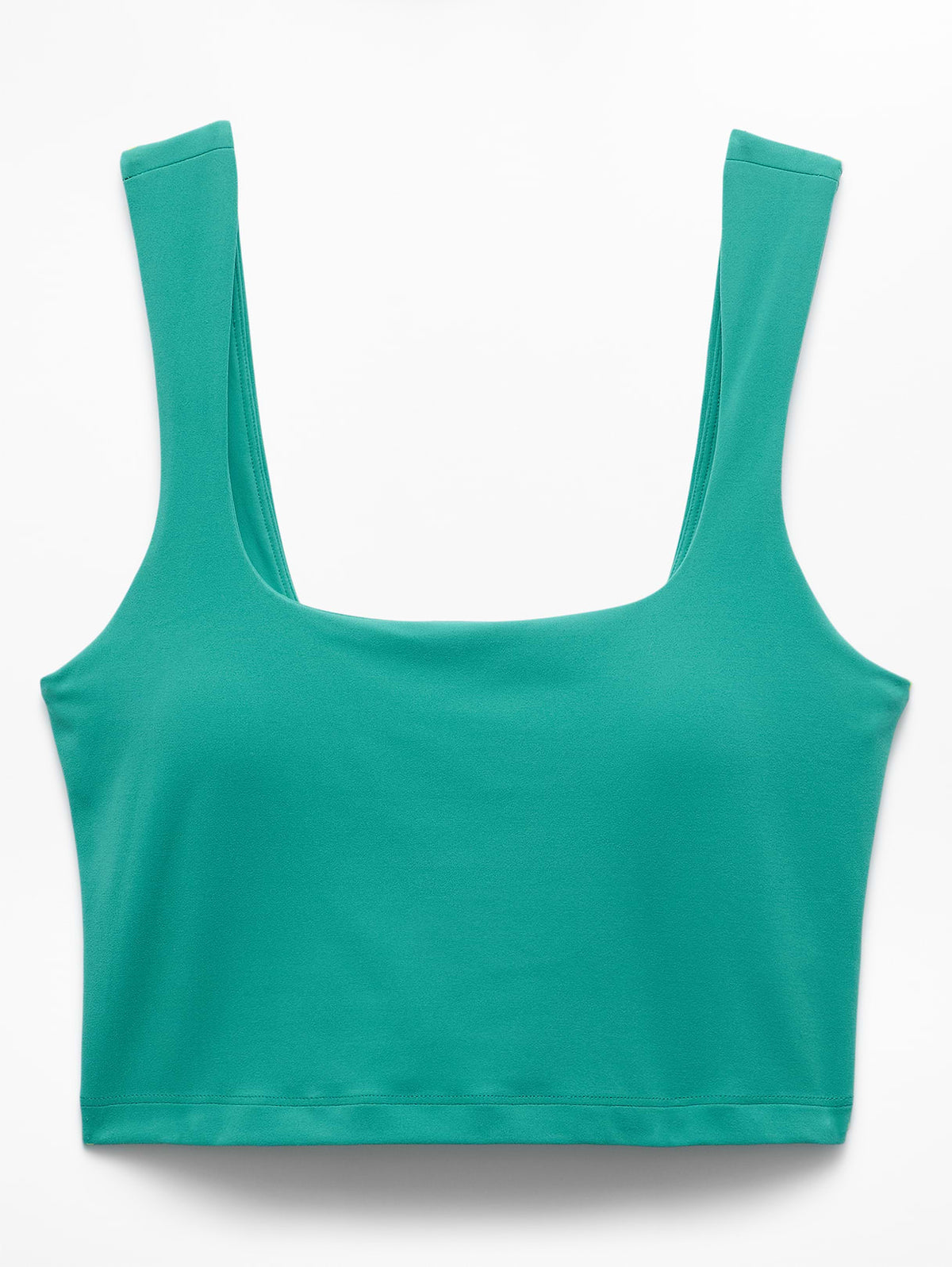 Transcend Square Neck Crop Sports Bra D-DD - Alpine
