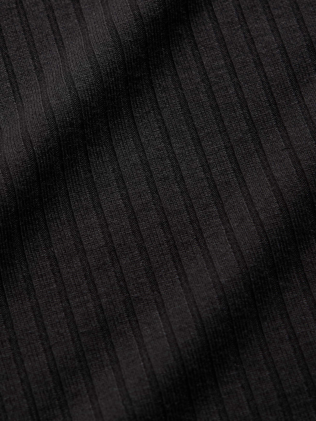 Perfect Rib Boatneck Tee - Black