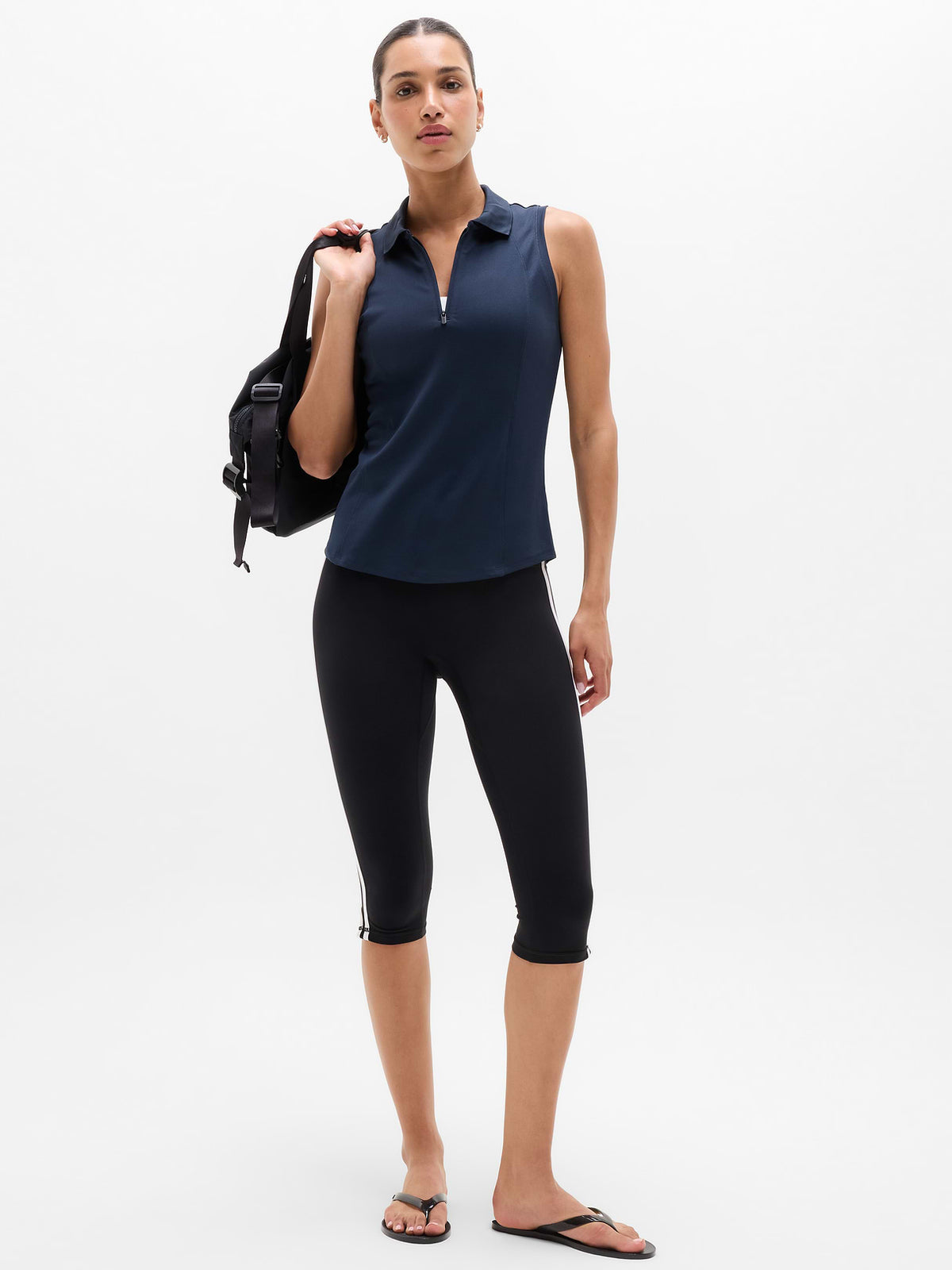 Tee Time Polo Tank - Eclipse