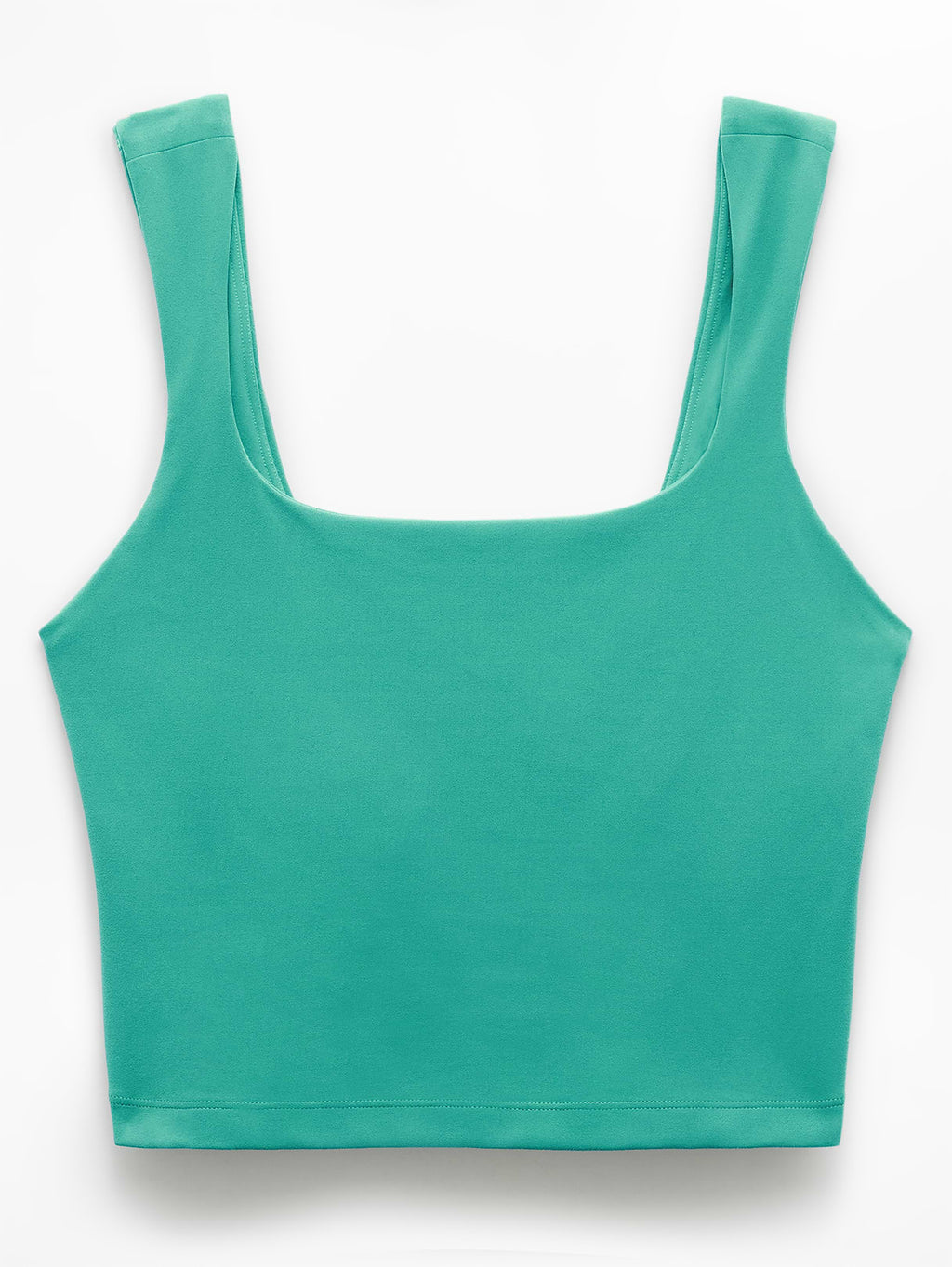 Transcend Square Neck Crop Sports Bra D-DD - Alpine