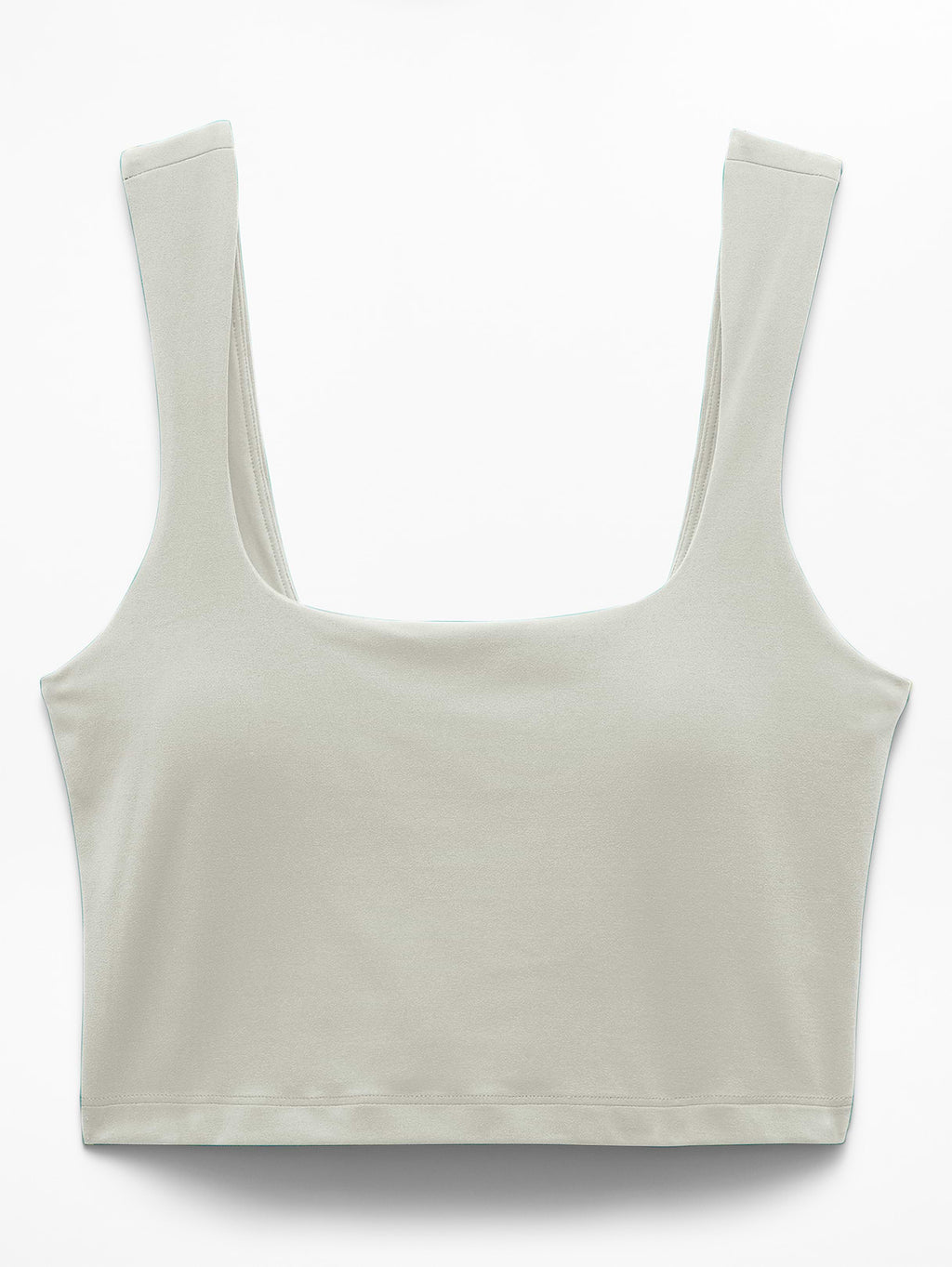 Transcend Square Neck Crop Sports Bra D-DD - Willow