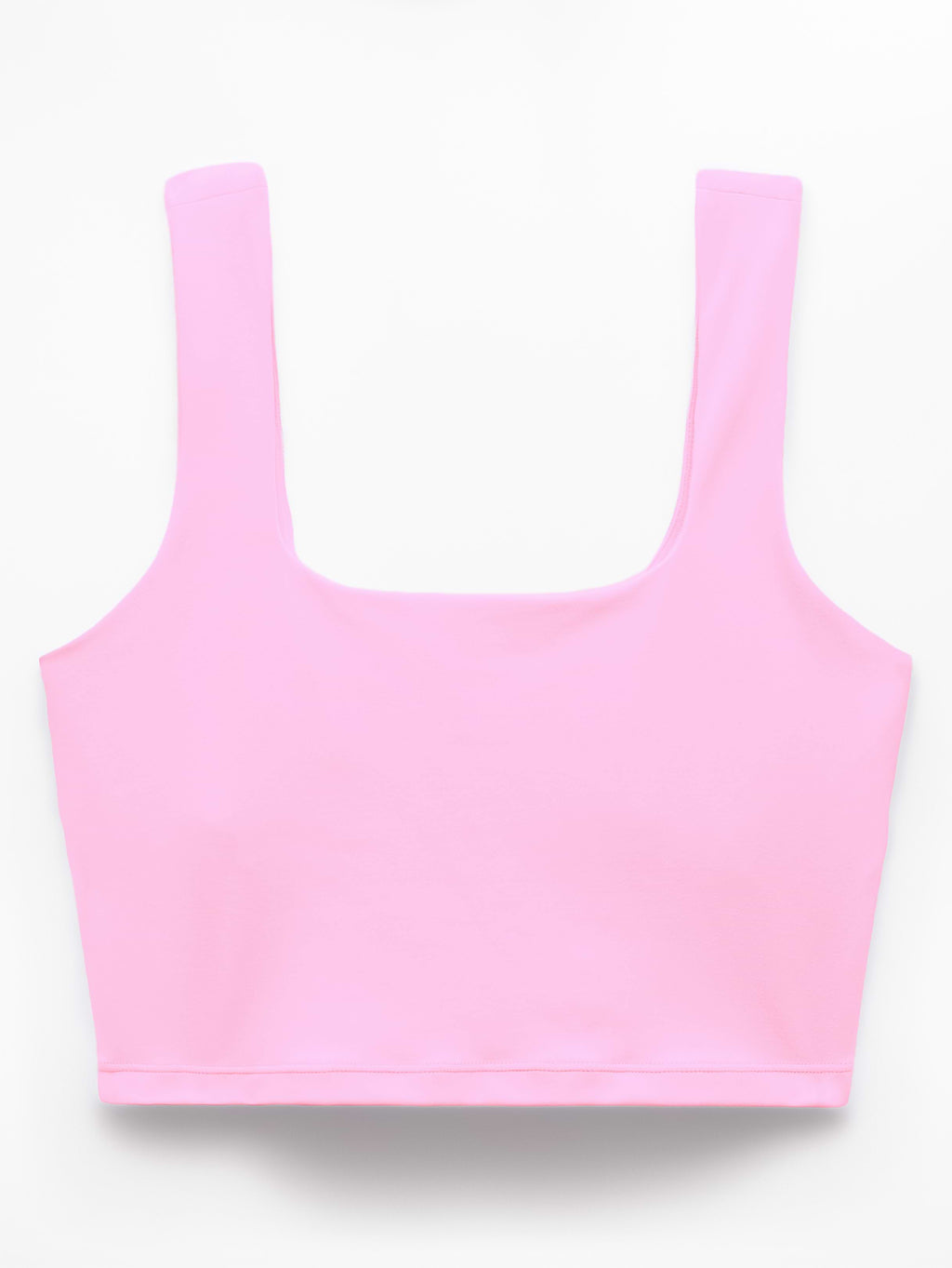 Transcend Square Neck Crop Sports Bra D-DD - Waterlily