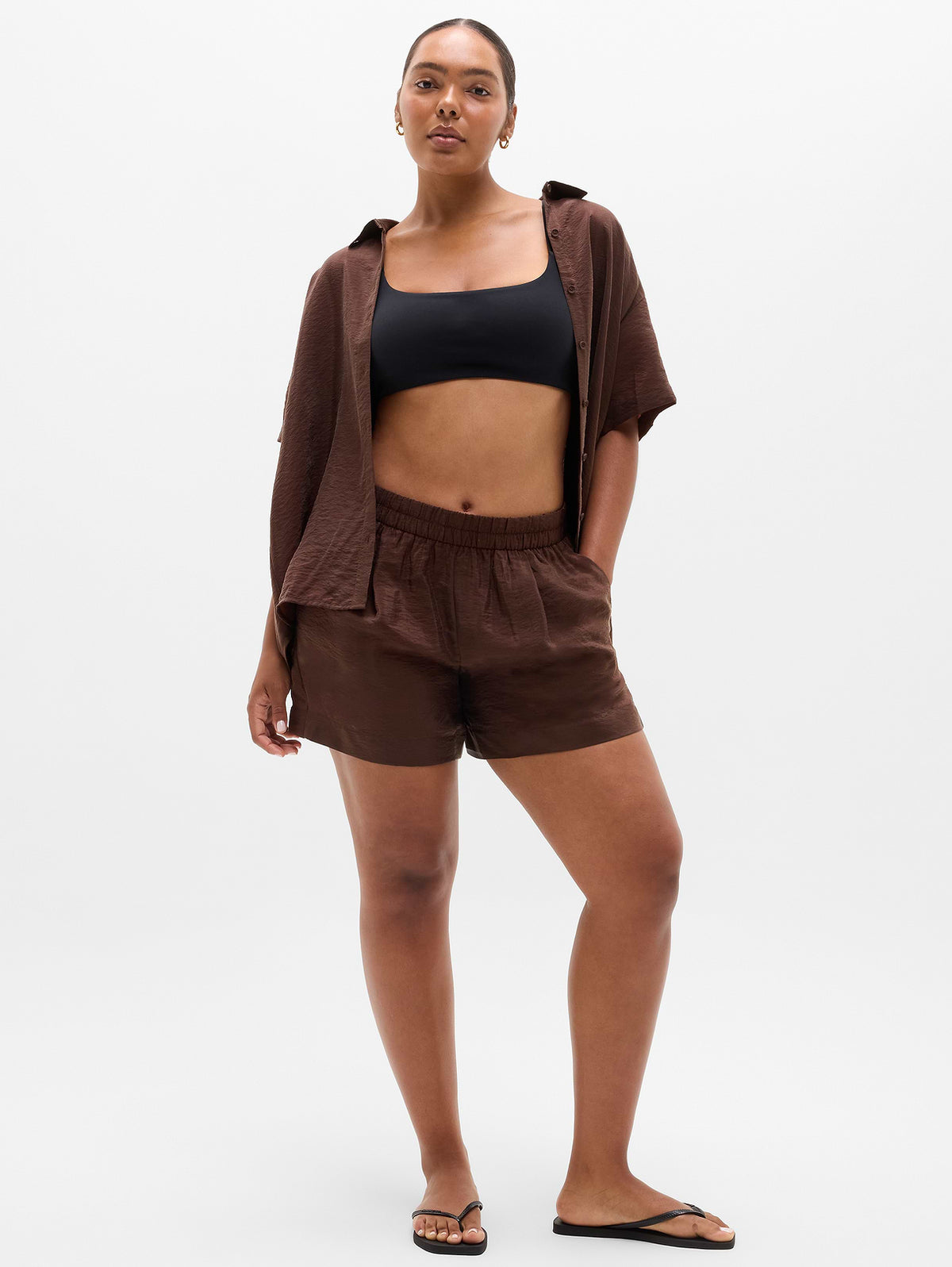 Reverie Sheer 5" Short - Woodland