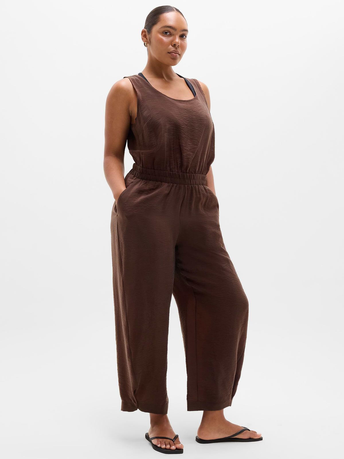 Reverie Sheer Jumpsuit - Woodland