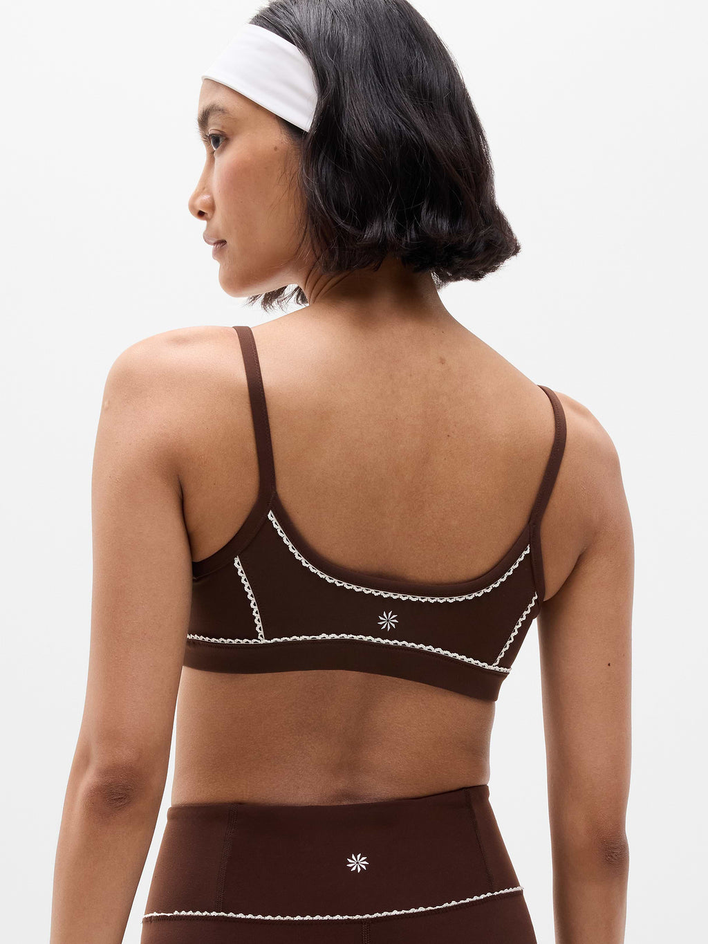 Square Neck Bra A-C - Woodland/Pearl