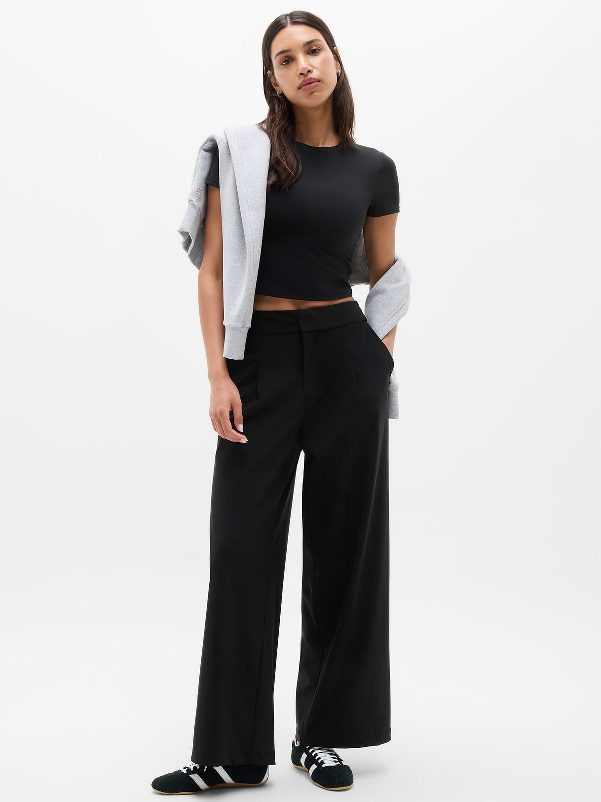 Pinnacle High Rise Trouser - Black