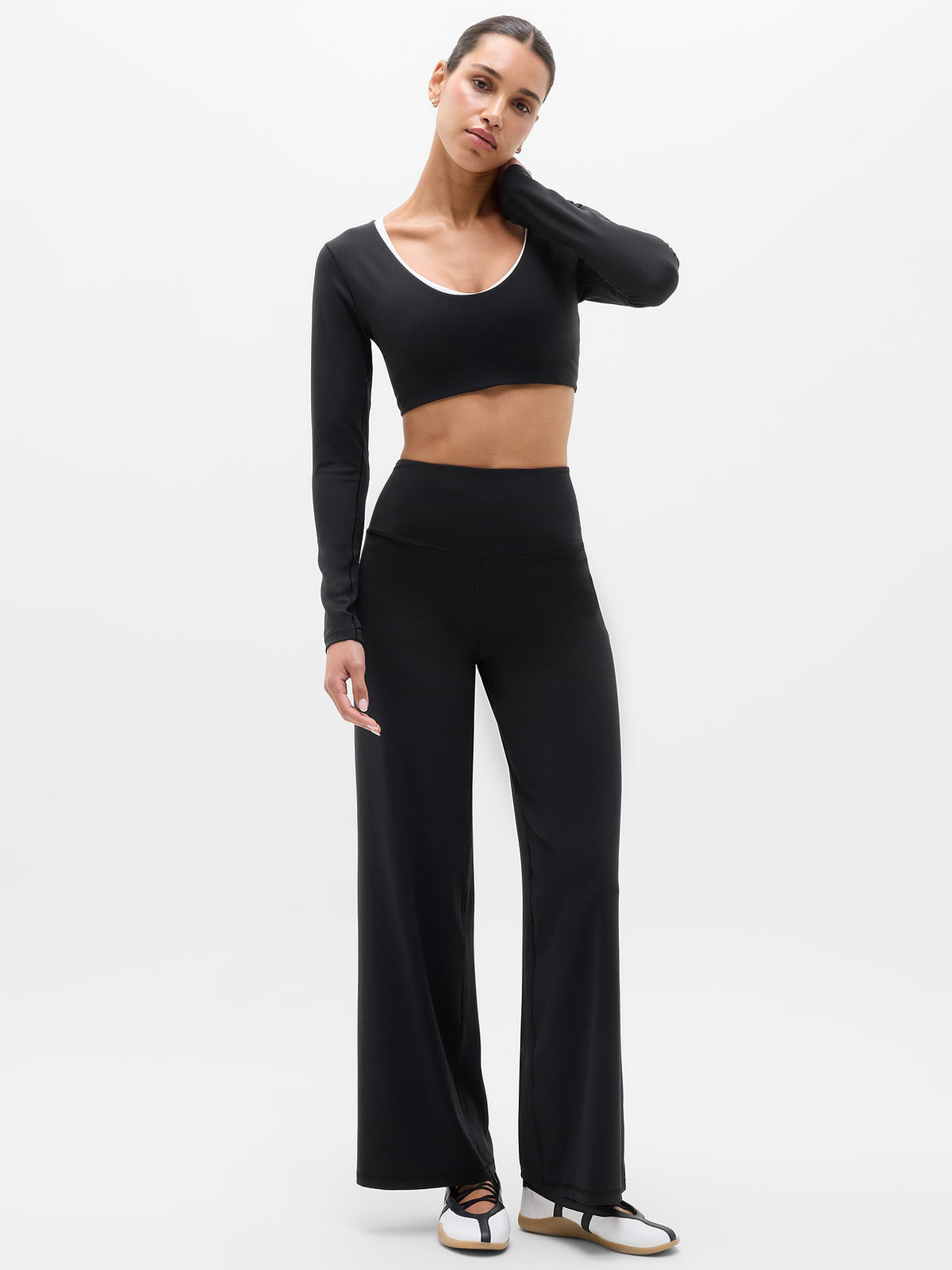 Elation Ultra High Rise Wide Leg Pant - Black