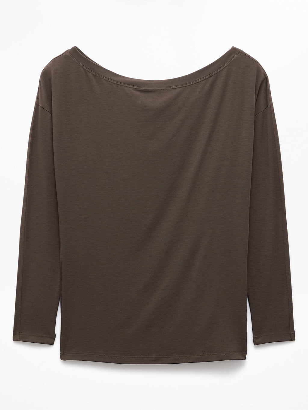 Move With Ease Off The Shoulder Top - Truffle