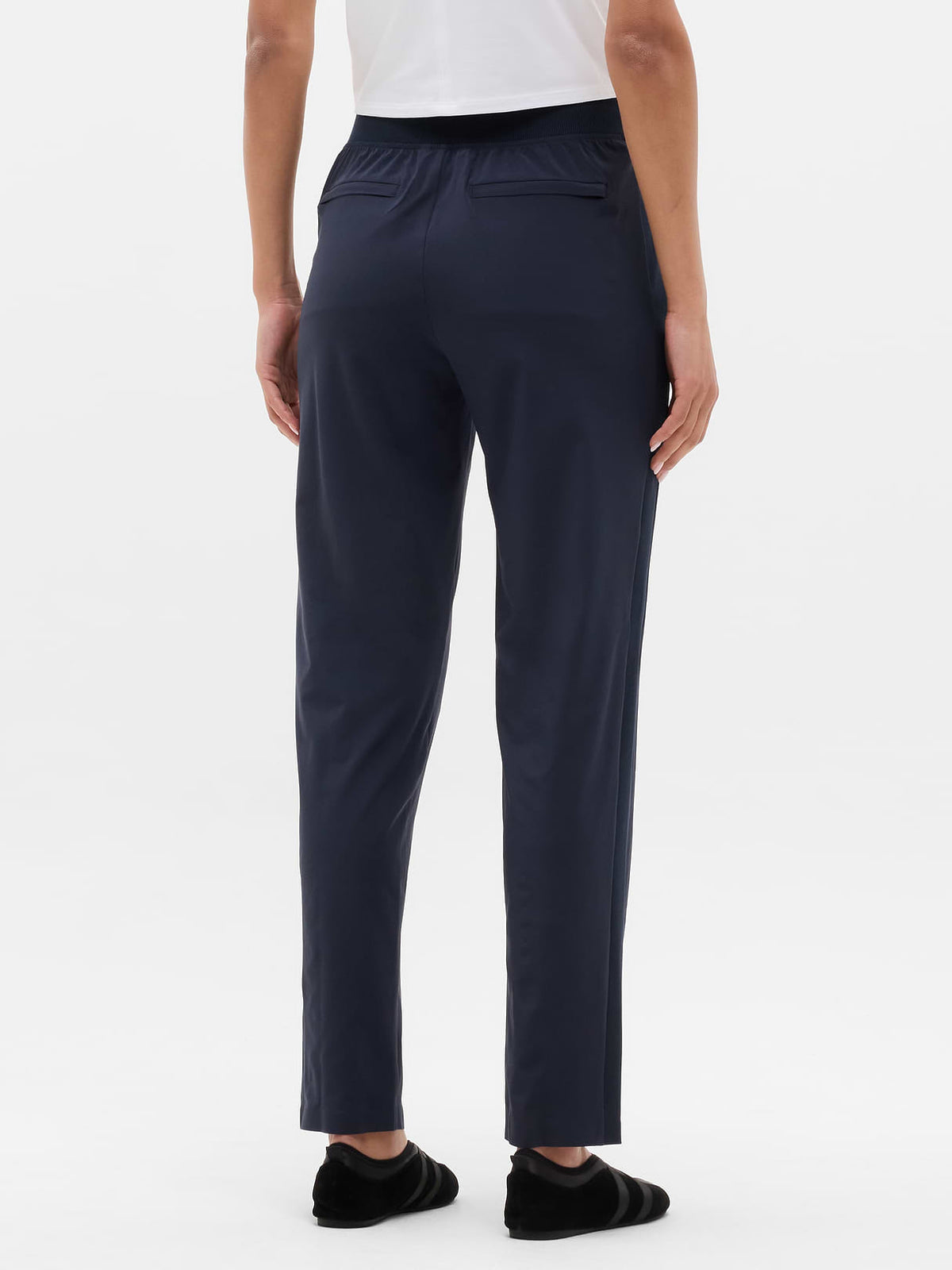 Brooklyn Mid Rise Ankle Pant - Navy