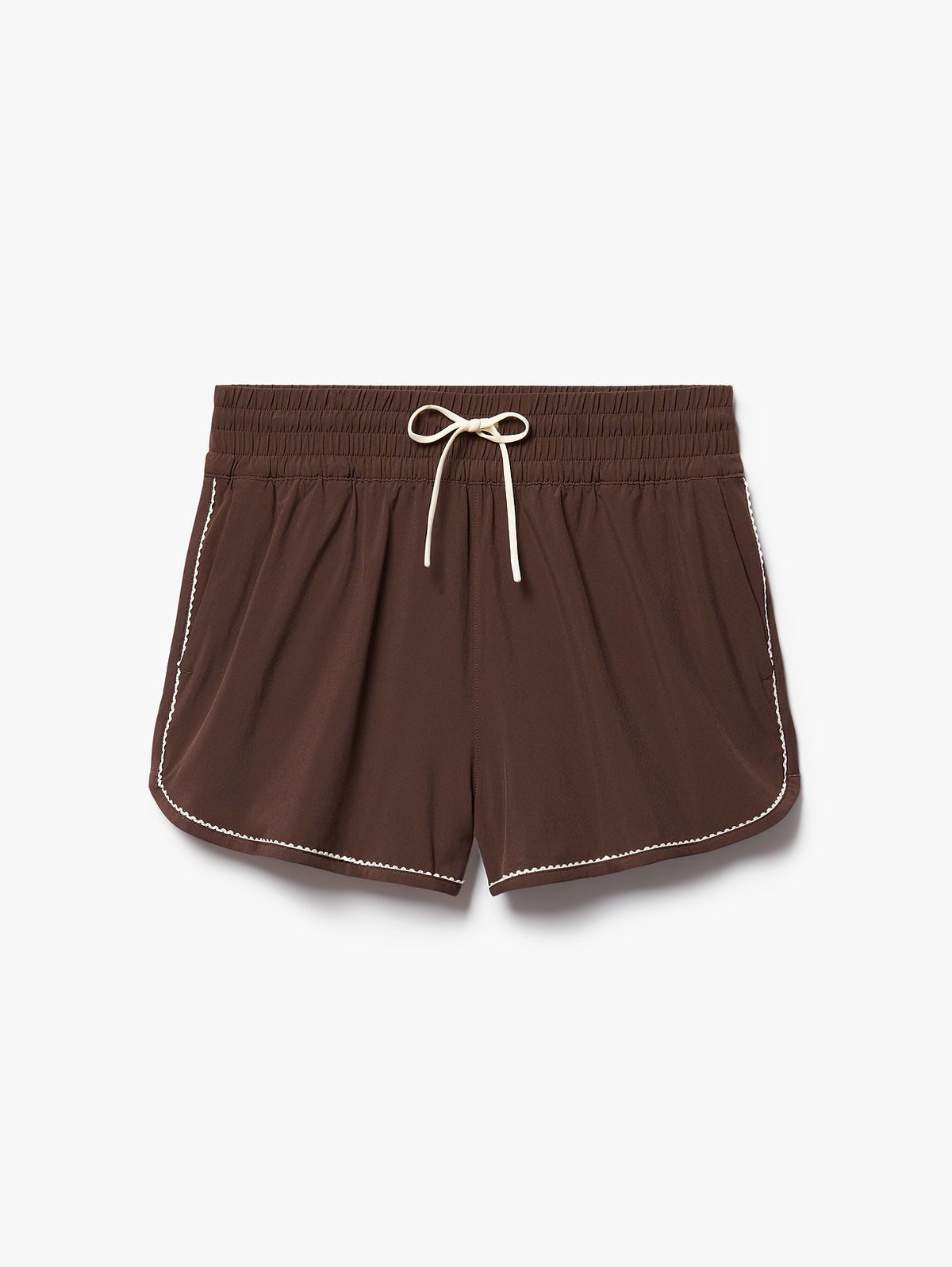 Weekender High Rise Picot 3" Run Short - Woodland/Pearl