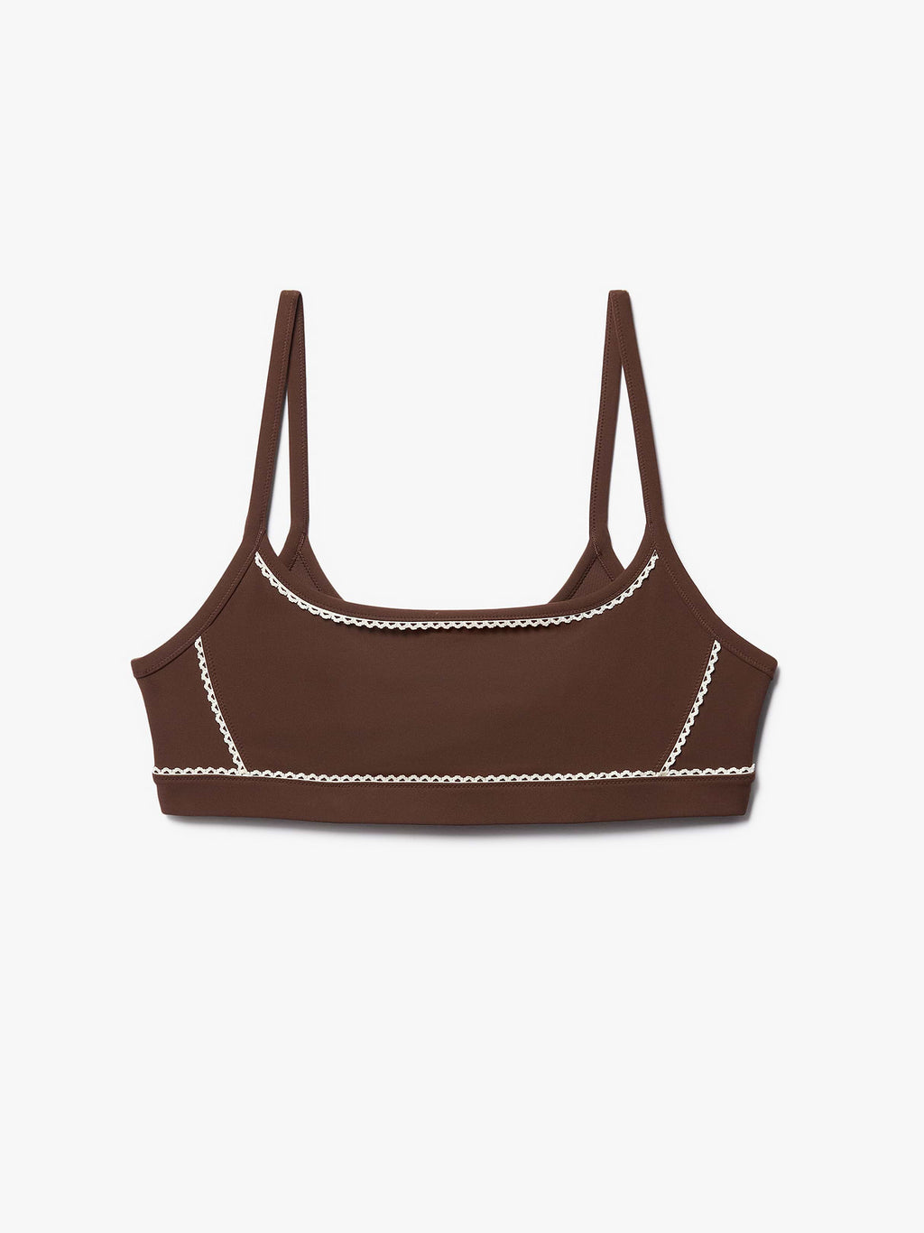 Square Neck Bra A-C - Woodland/Pearl
