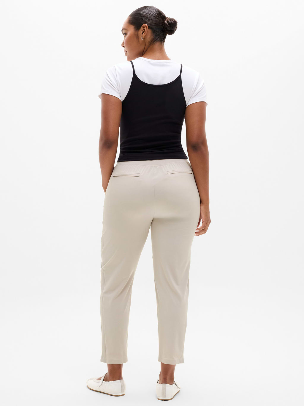 Brooklyn Mid Rise Ankle Pant - Abalone