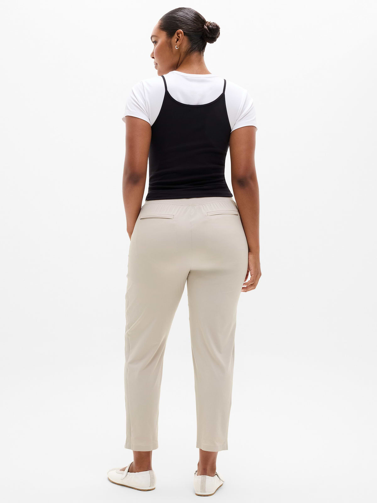 Brooklyn Mid Rise Ankle Pant - Abalone