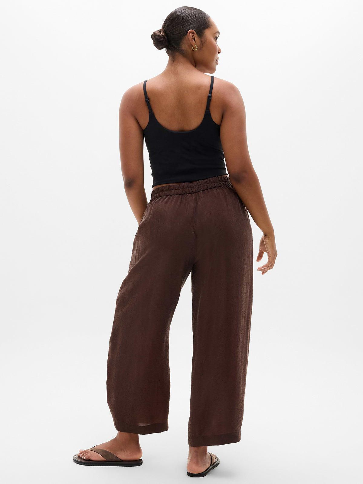 Reverie Sheer Ankle Pant - Woodland