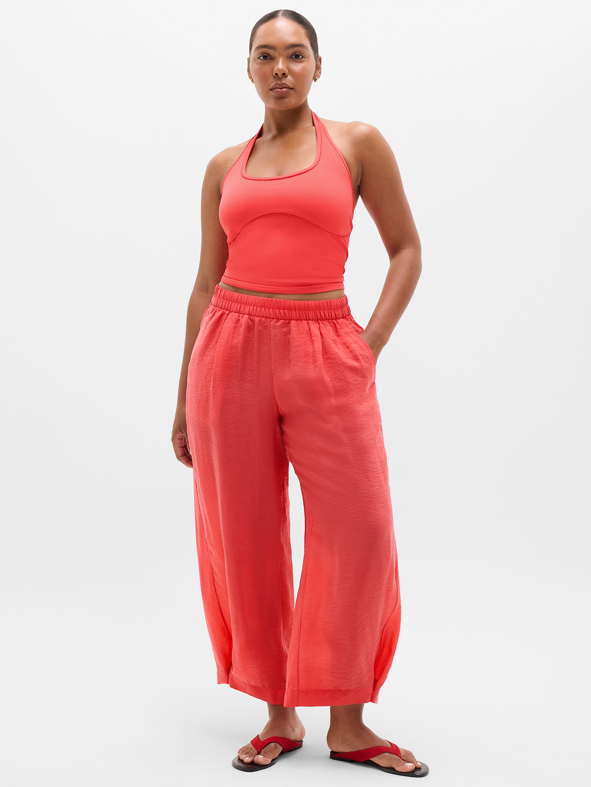 Reverie Sheer Ankle Pant - Siren