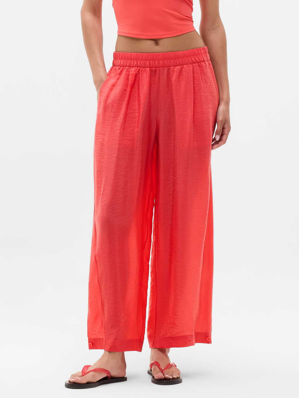 Reverie Sheer Ankle Pant - Siren