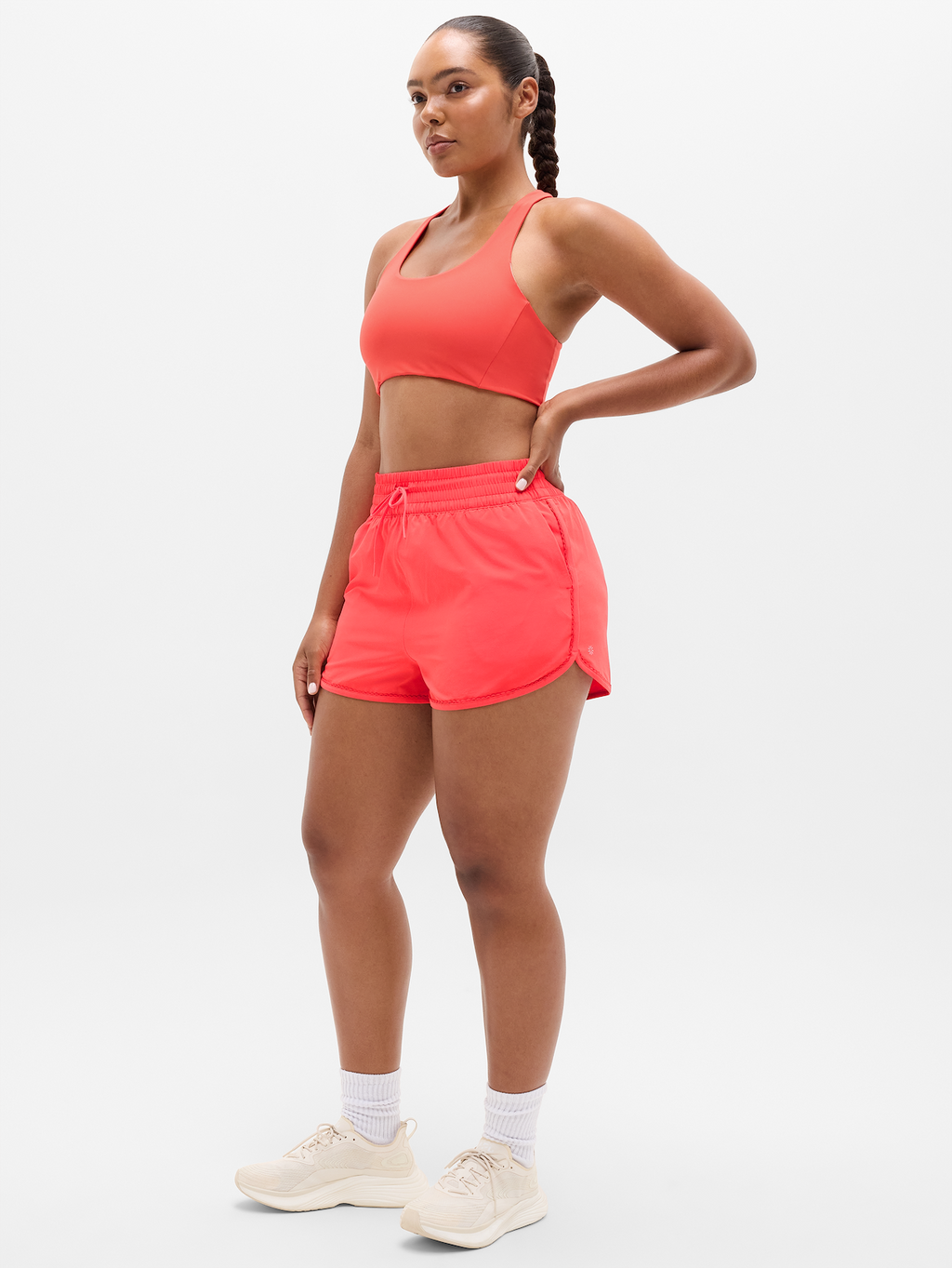 Weekender High Rise Picot 3" Run Short - Siren