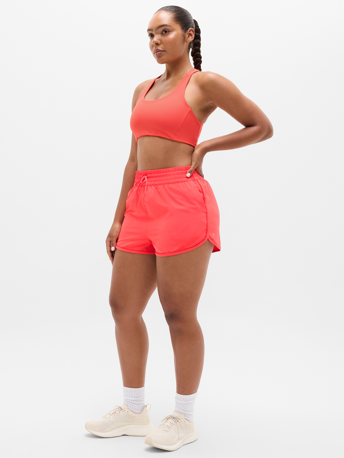 Weekender High Rise Picot 3" Run Short - Siren