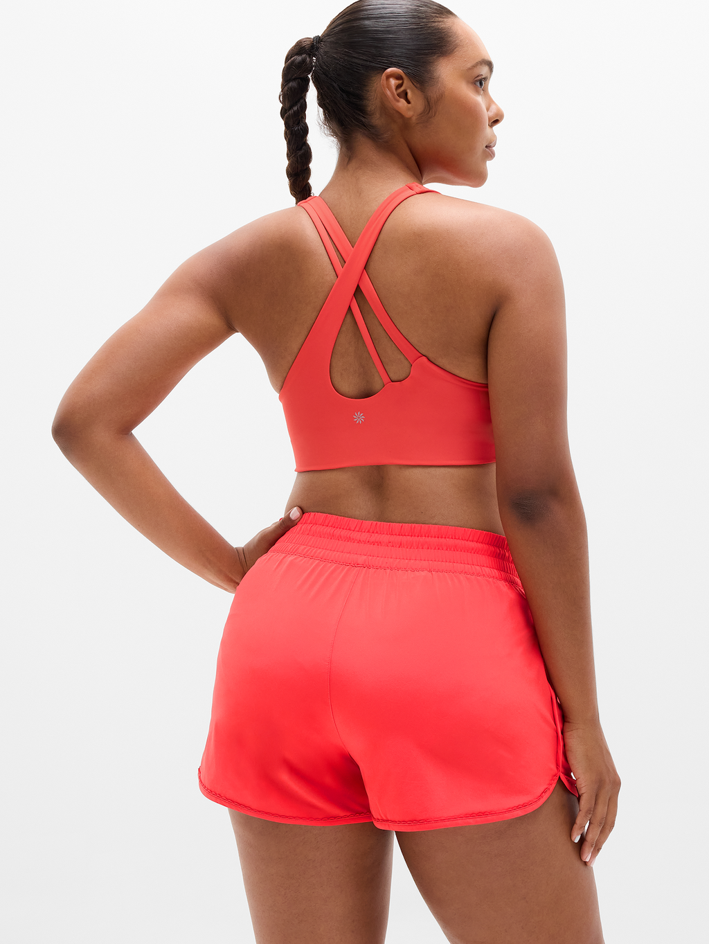 Weekender High Rise Picot 3" Run Short - Siren