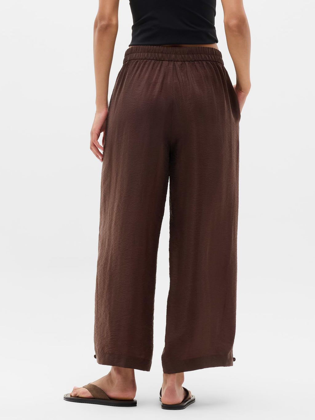 Reverie Sheer Ankle Pant - Woodland