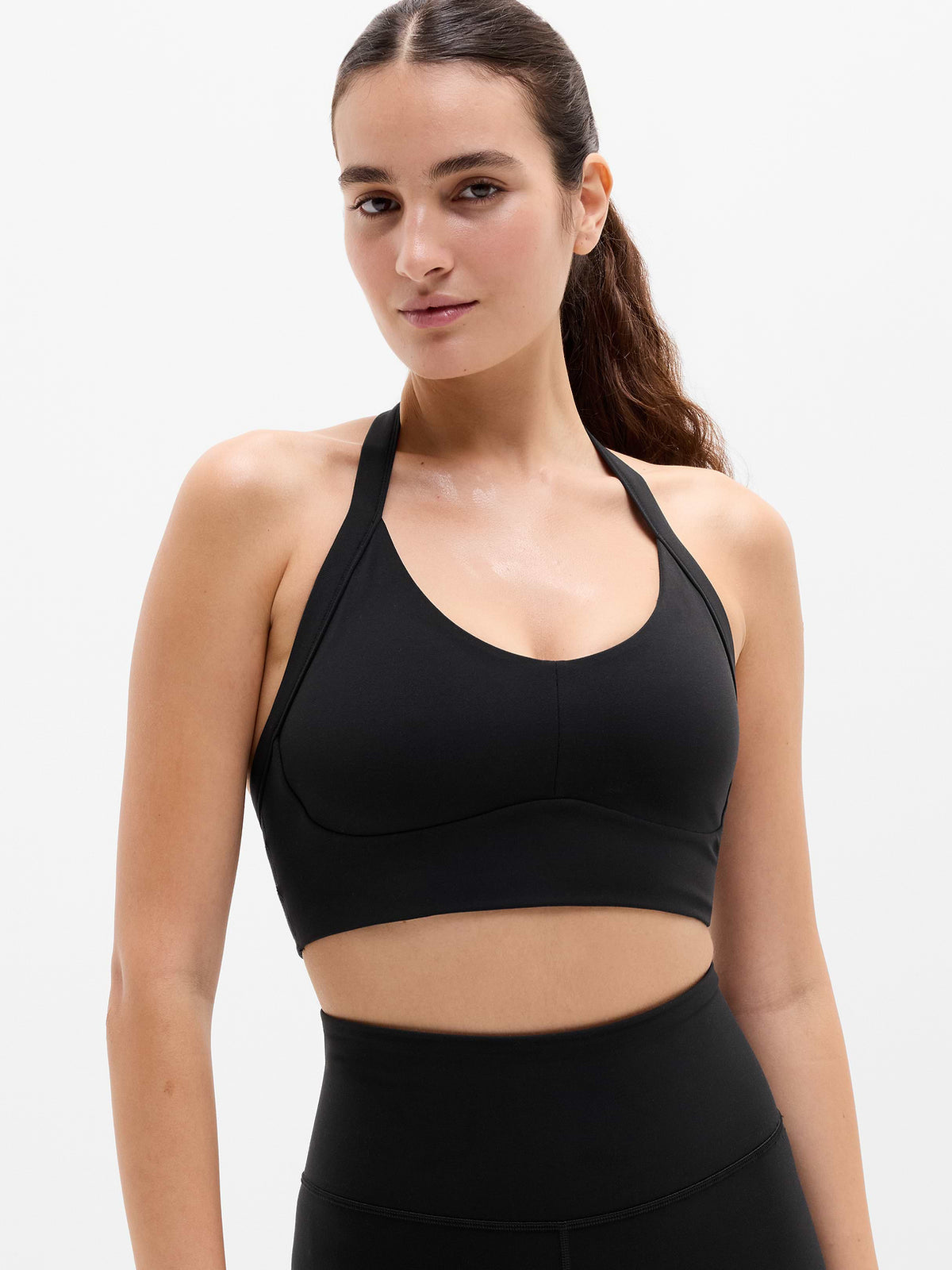 Revitalize Halter Sports Bra A-C - Black