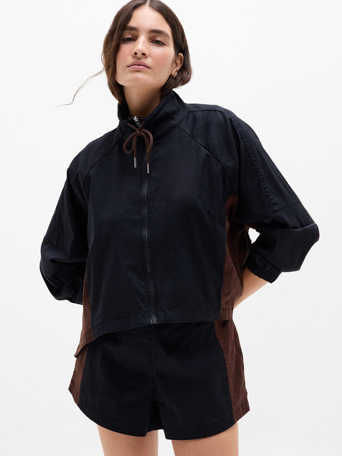 SuperLinen Blend Jacket - Black/Woodland